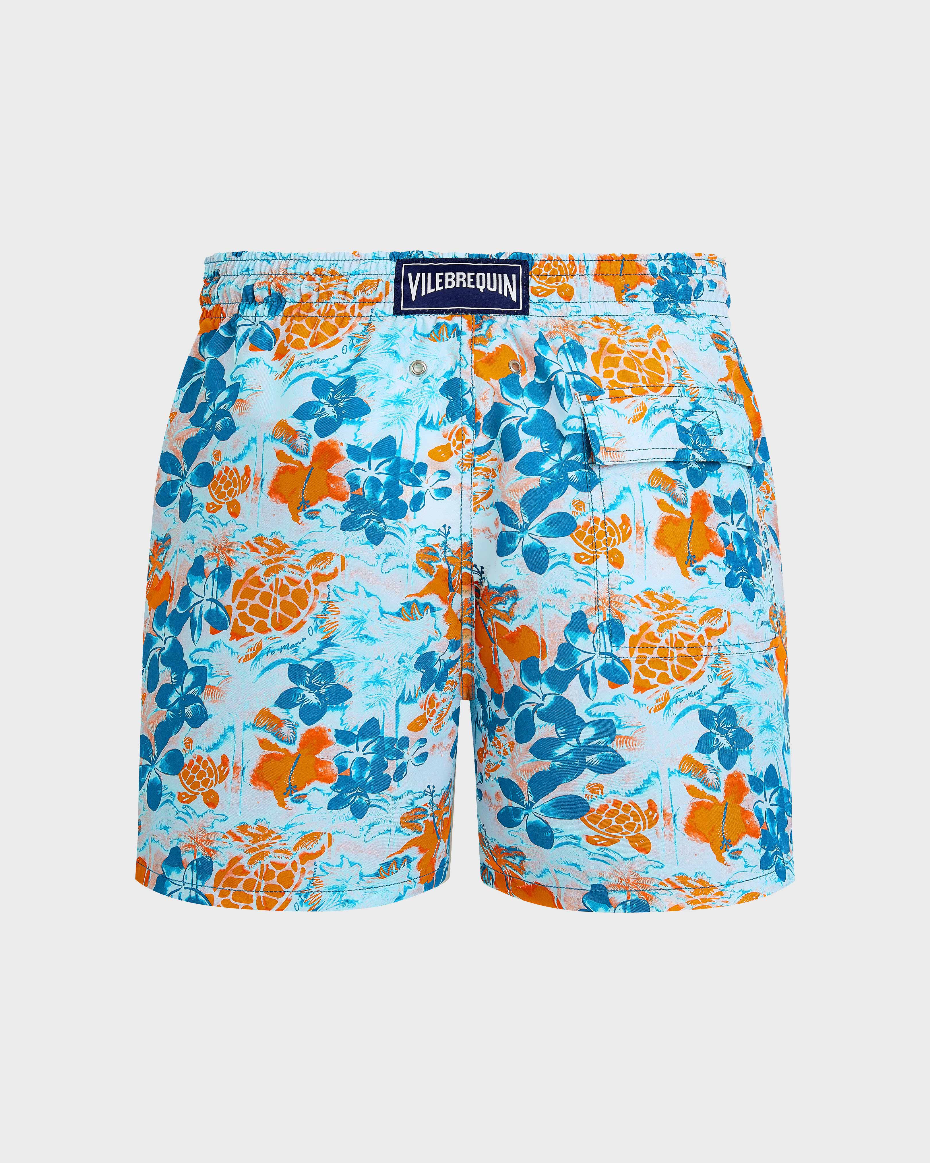 Pantaloncini mare uomo Jungle Turtles COIN COIN back view