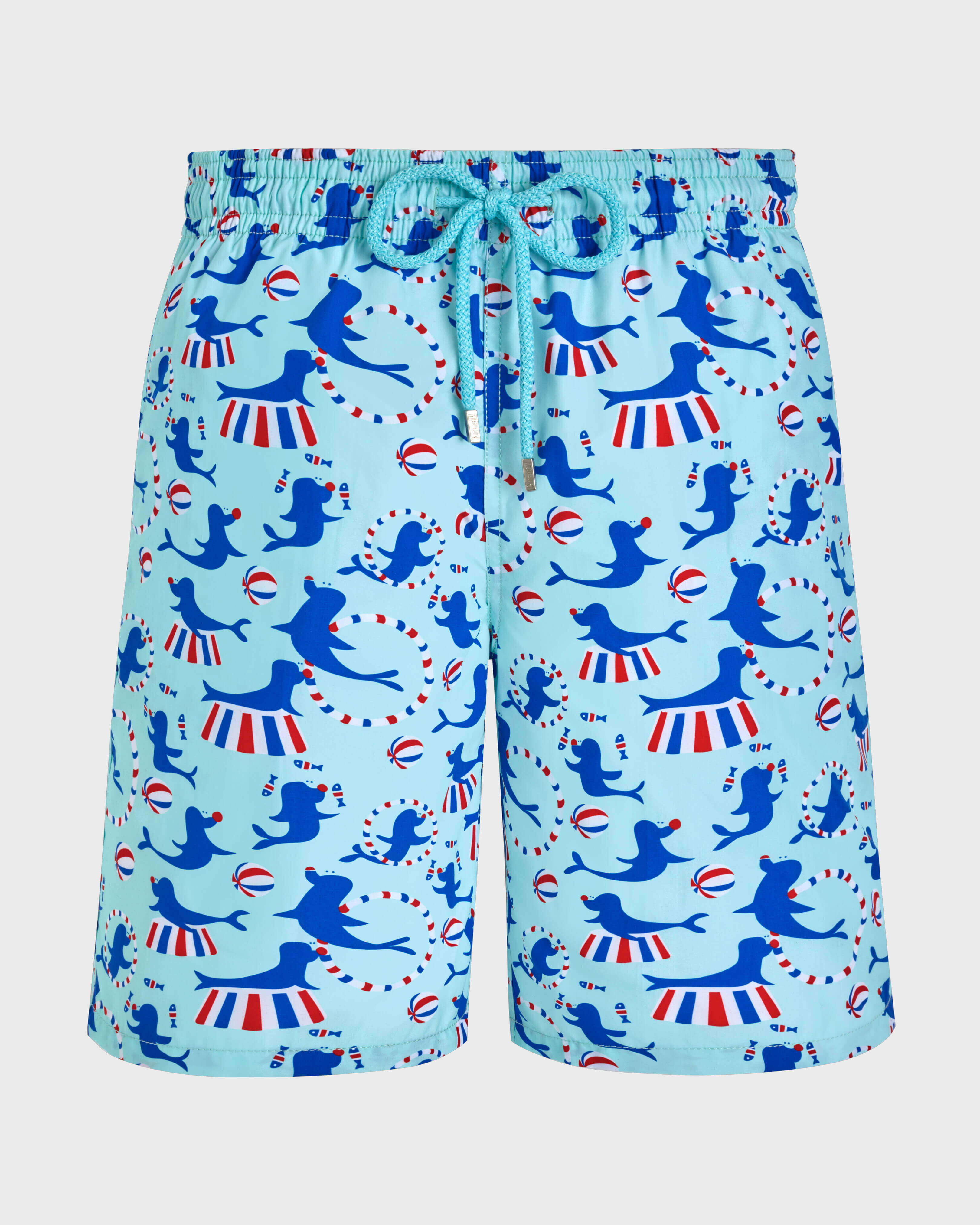 Men Long Swim Shorts Glowed Stars THALASSA front view