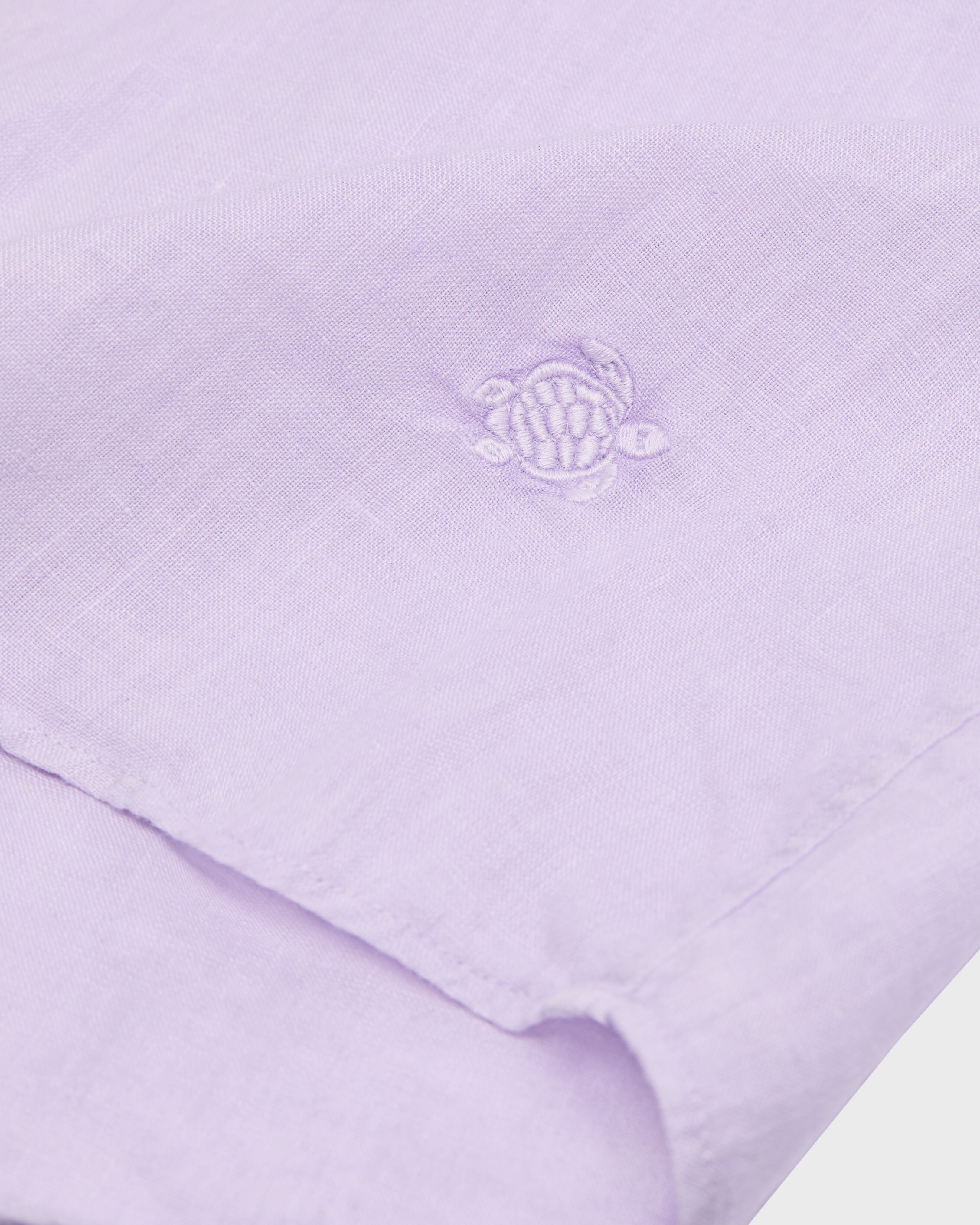 Camisa de bolos de lino con tinte mineral para hombre KUNZITE supp4 view