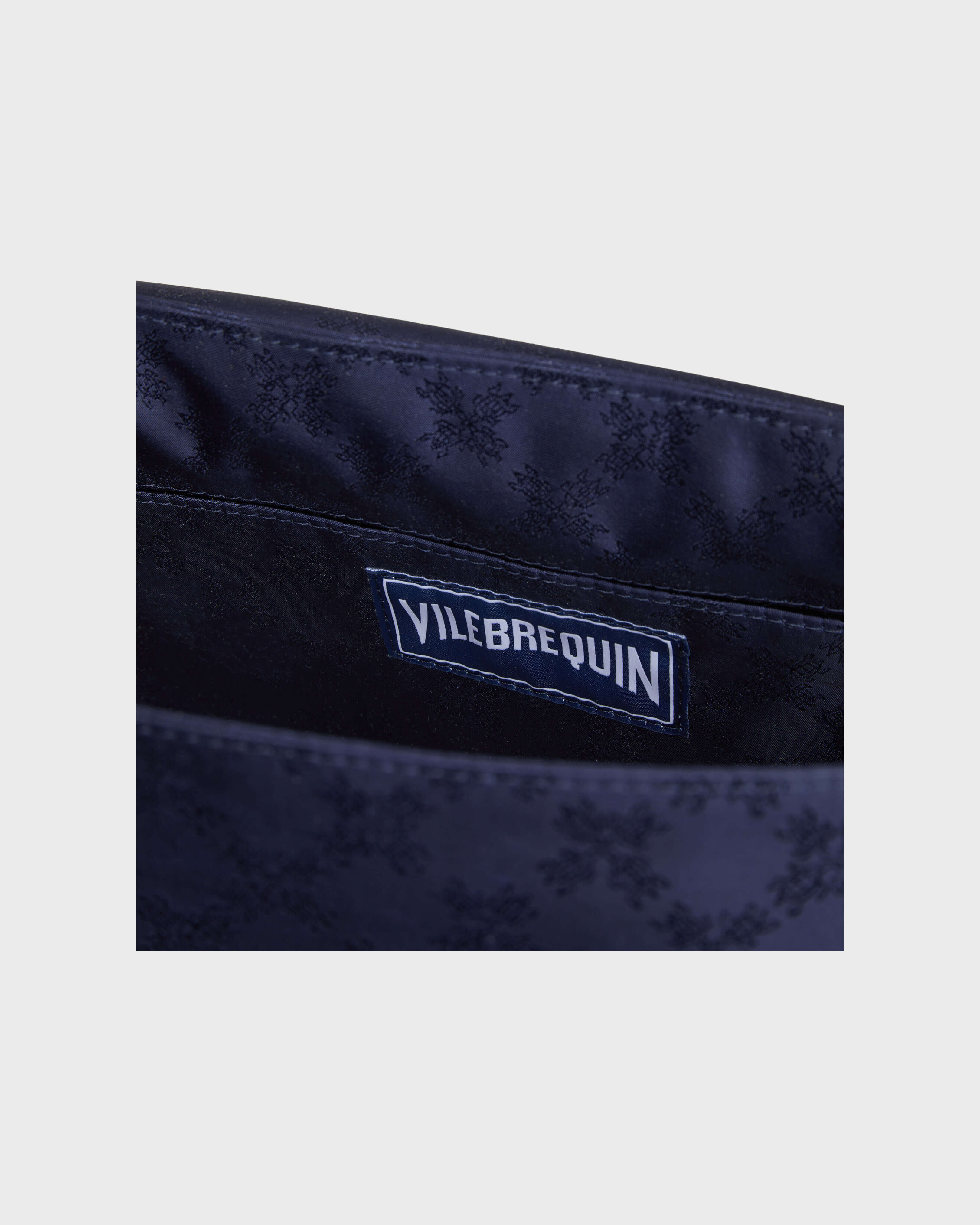Sac messenger unisexe Turtle Monogram Jacquard BLEU MARINE supp4 view
