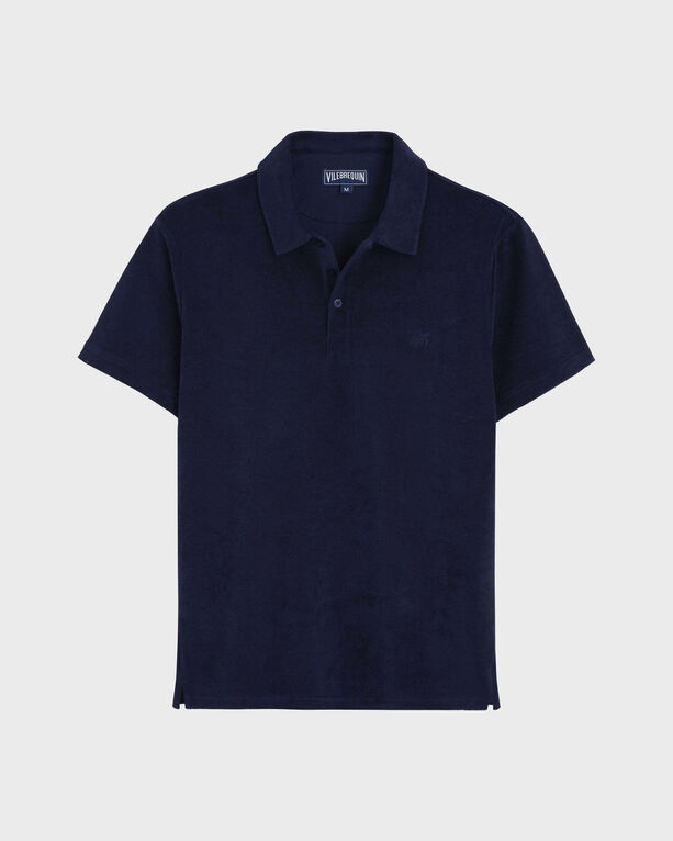 Vilebrequin - Men Terry Polo Solid - Polo - Phoenix - Blue - Size M