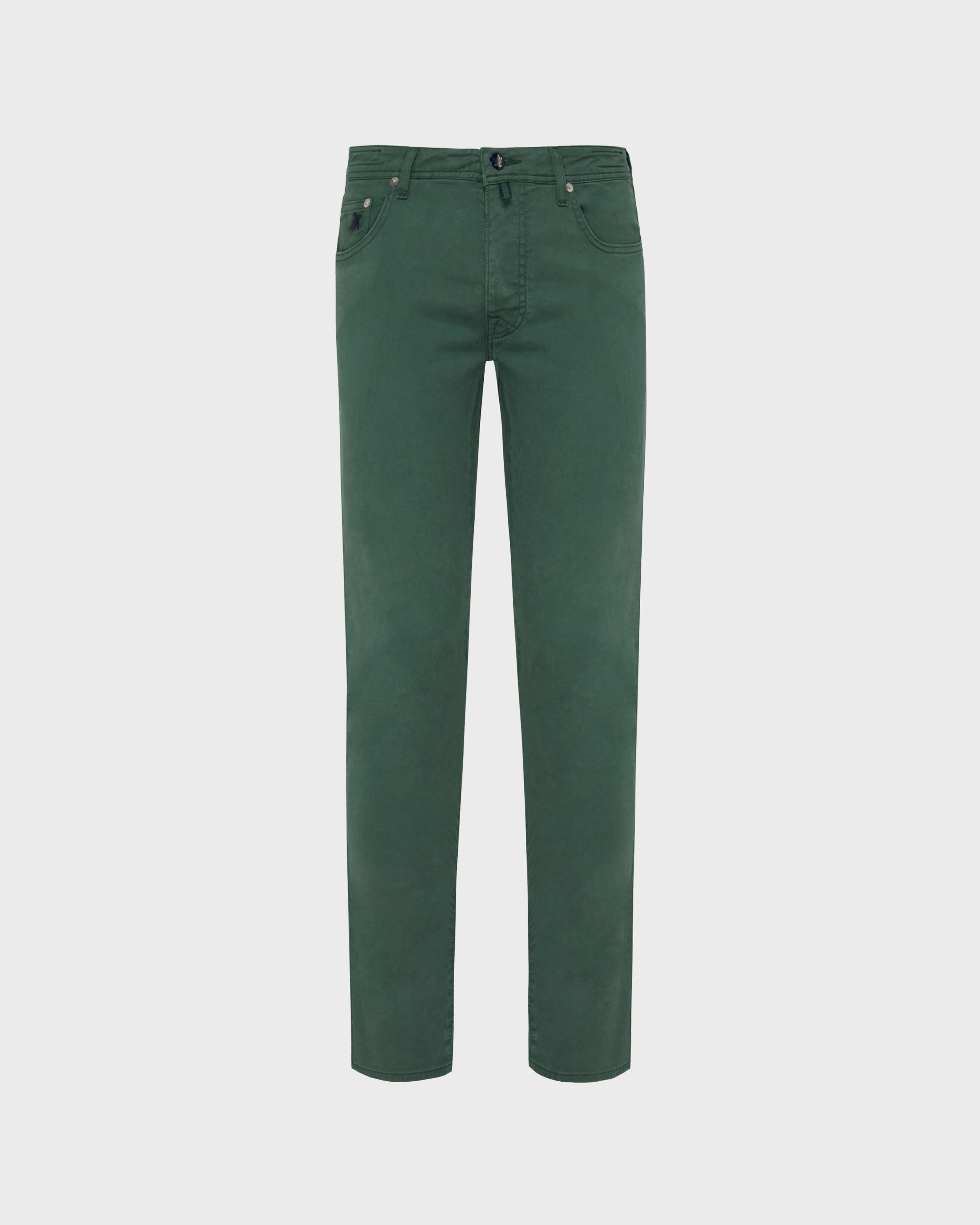 Herrenhose aus Tencel-Gabardine im 5-Taschen-Design PINE front view