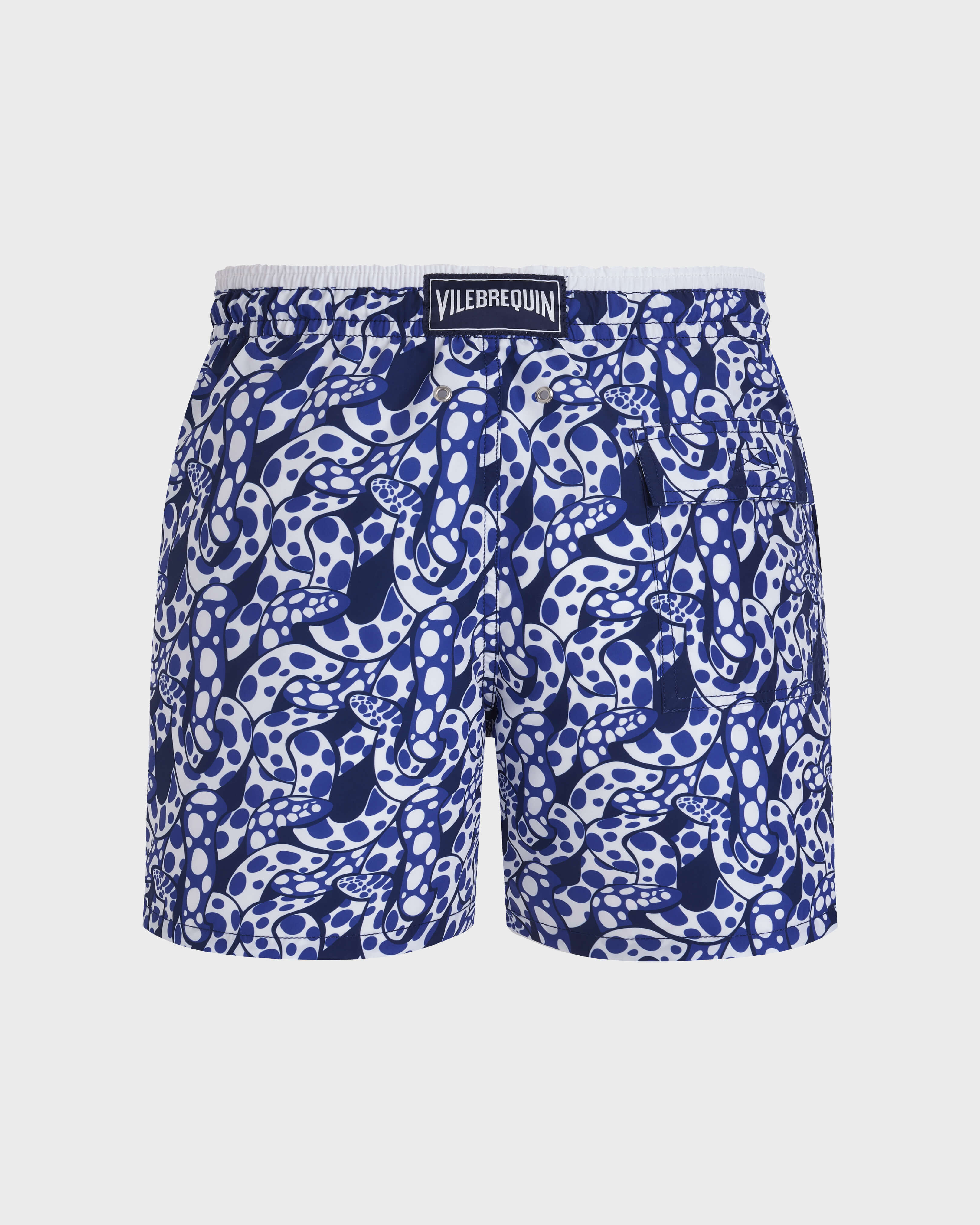 Zweifarbige Drymobius Badeshorts für Herren INK back view