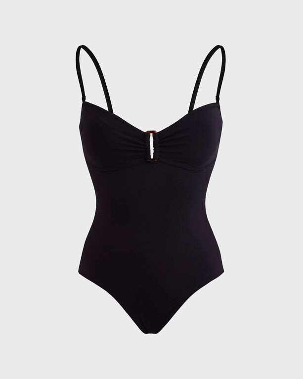 Vilebrequin - Women Bandeau One-piece Swimsuit Solid - Swimwear - Lucette - Black - Size M