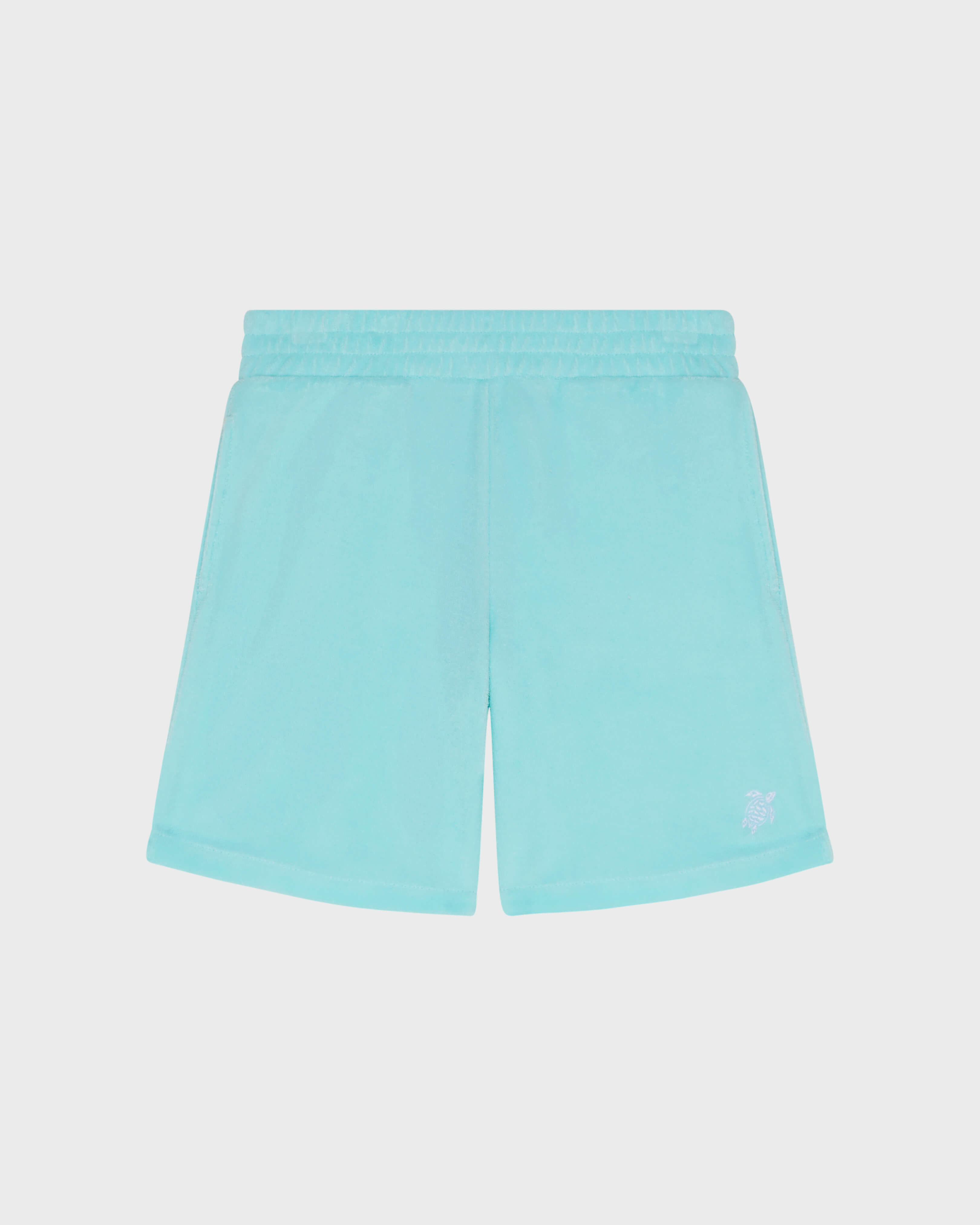 Frottee-Bermudashorts mit aufgestickter Schildkröte für Jungen OXYGENE front view