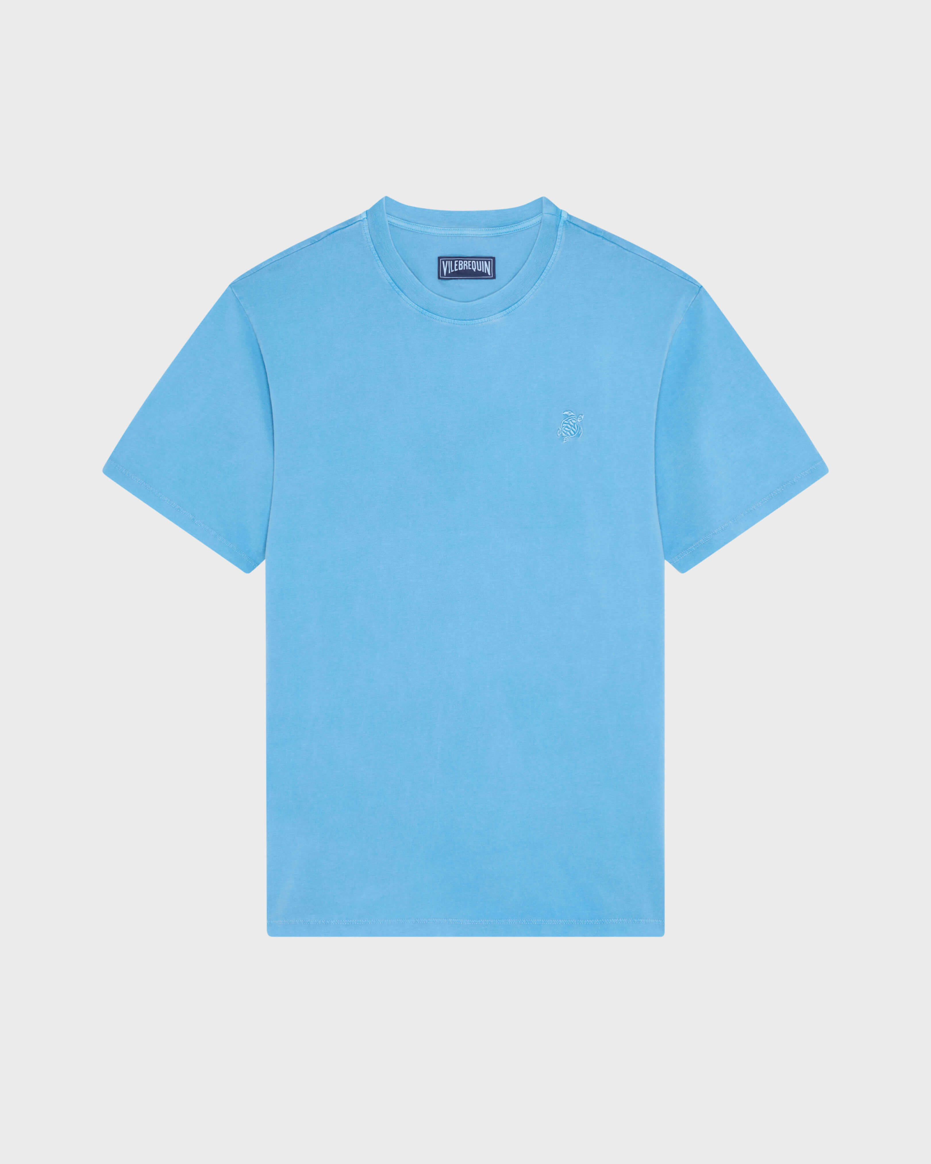 T-Shirt aus mineralgefärbter Baumwolle für Herren LARIMAR front view