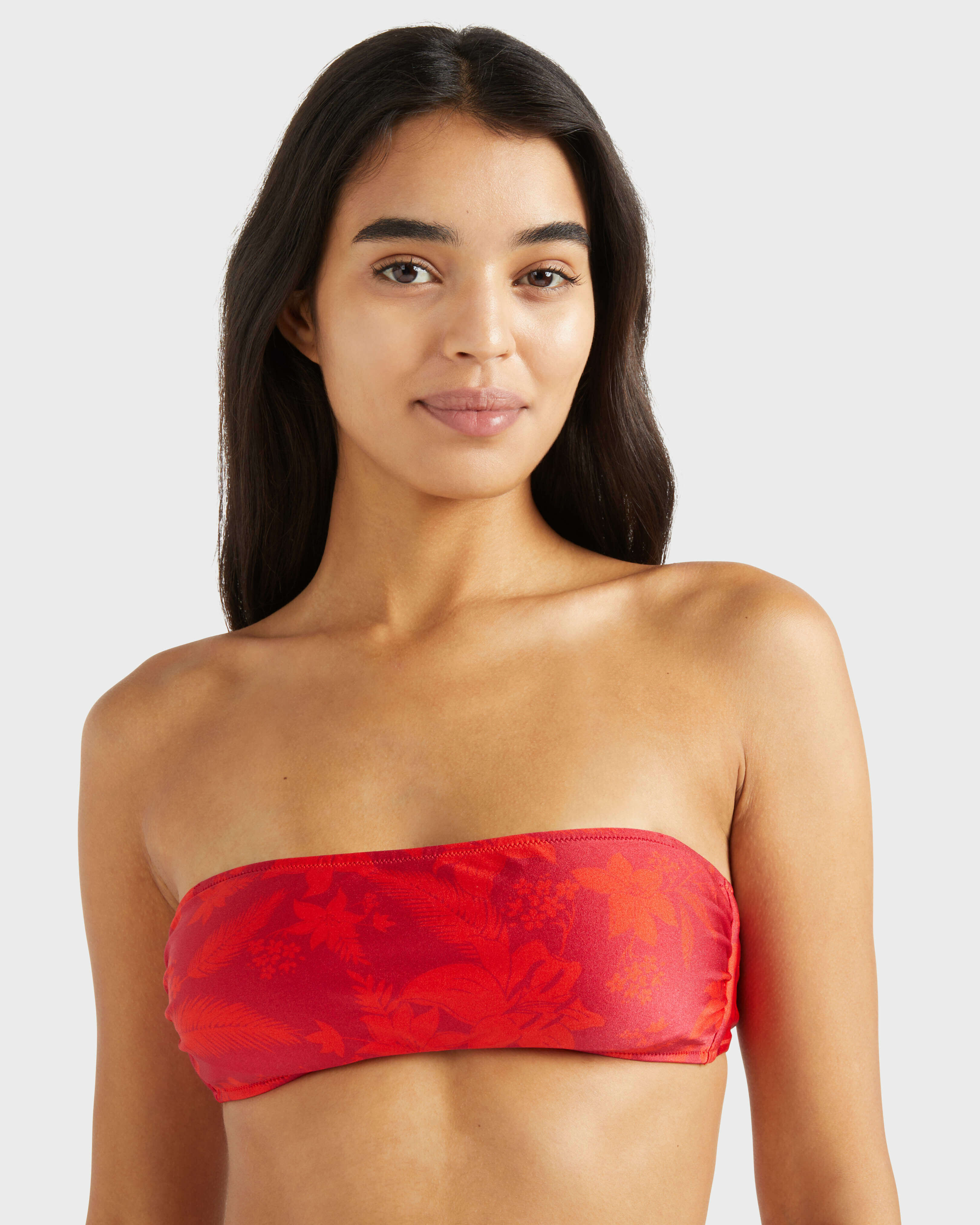 Women Bra Bikini Top Flower Power LIPSTICK supp2 view
