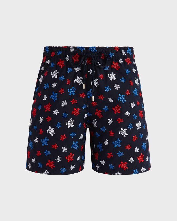 Vilebrequin - Boys Swimwear Embroidered Ronde Tortues Tricolores - Limited Edition - Swimwear - Misjim - Blue - Size 6