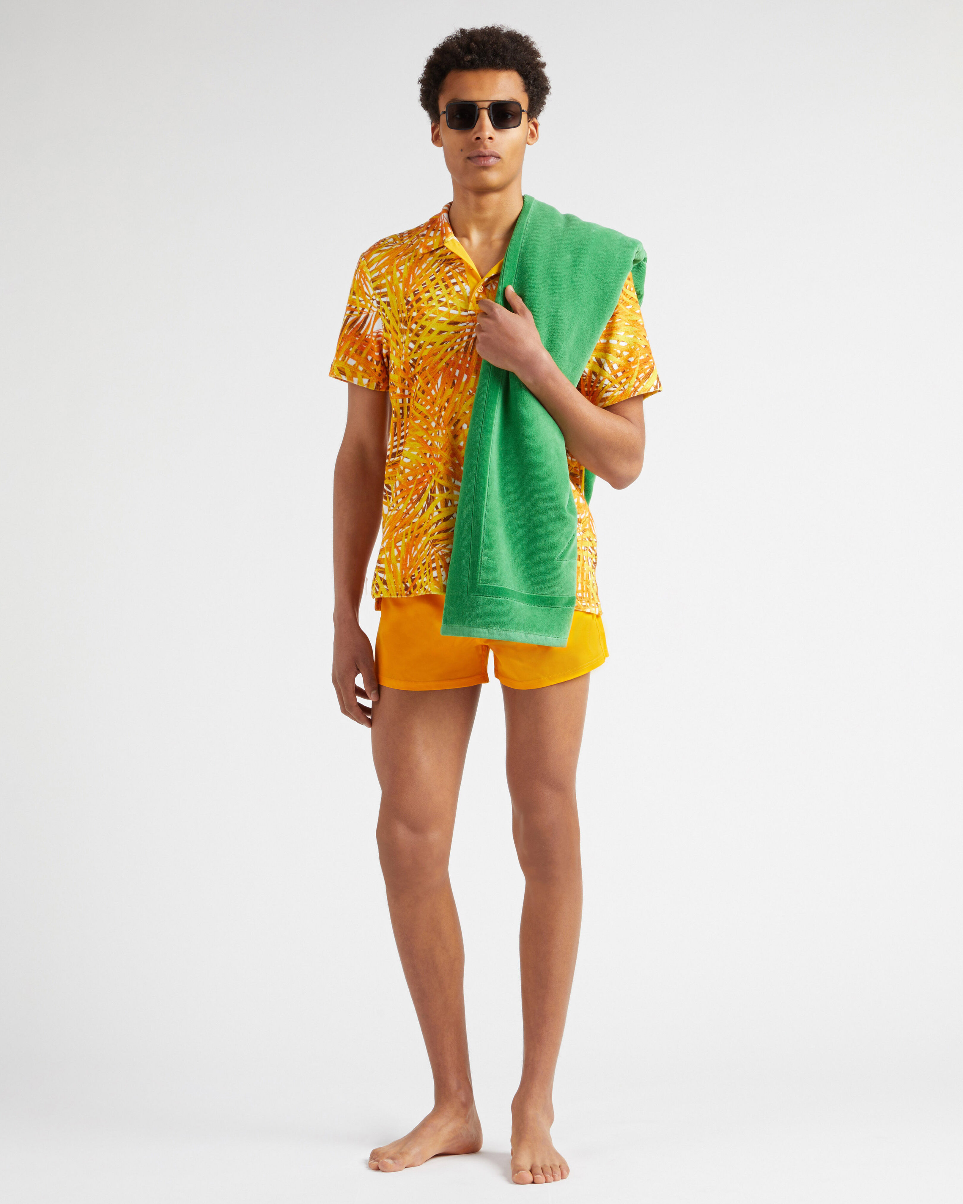 Men Swimwear Short and Fitted Stretch Solid MANGO supp1 view