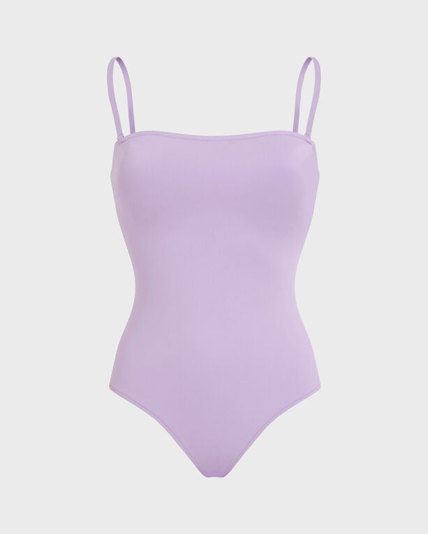 Vilebrequin - Women Bustier One-piece Swimsuit Solid - Swimwear - Facette - Purple - Size M