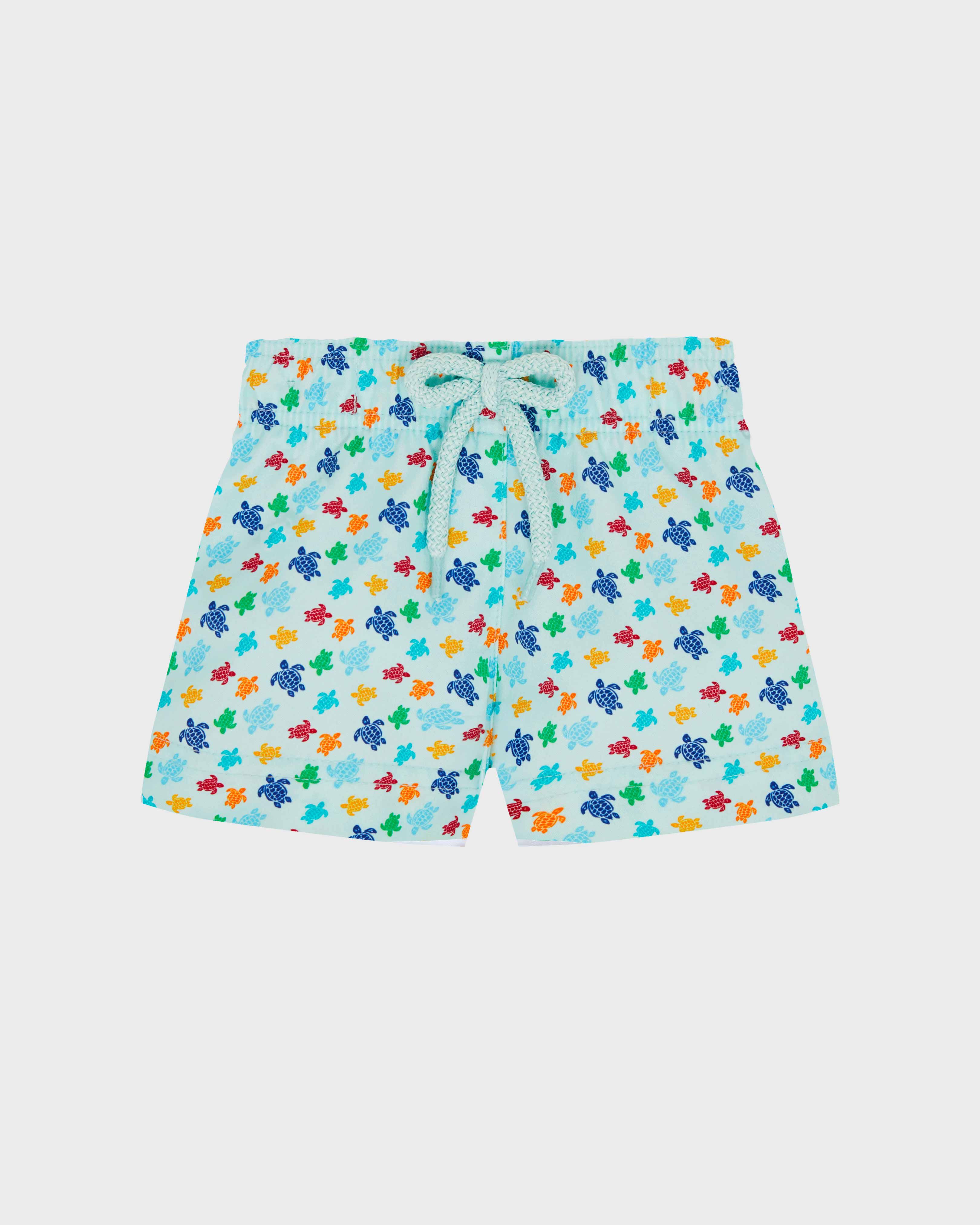 Pantaloncini mare neonato Micro Ronde Des Tortues Rainbow BLU PACIFICO front view