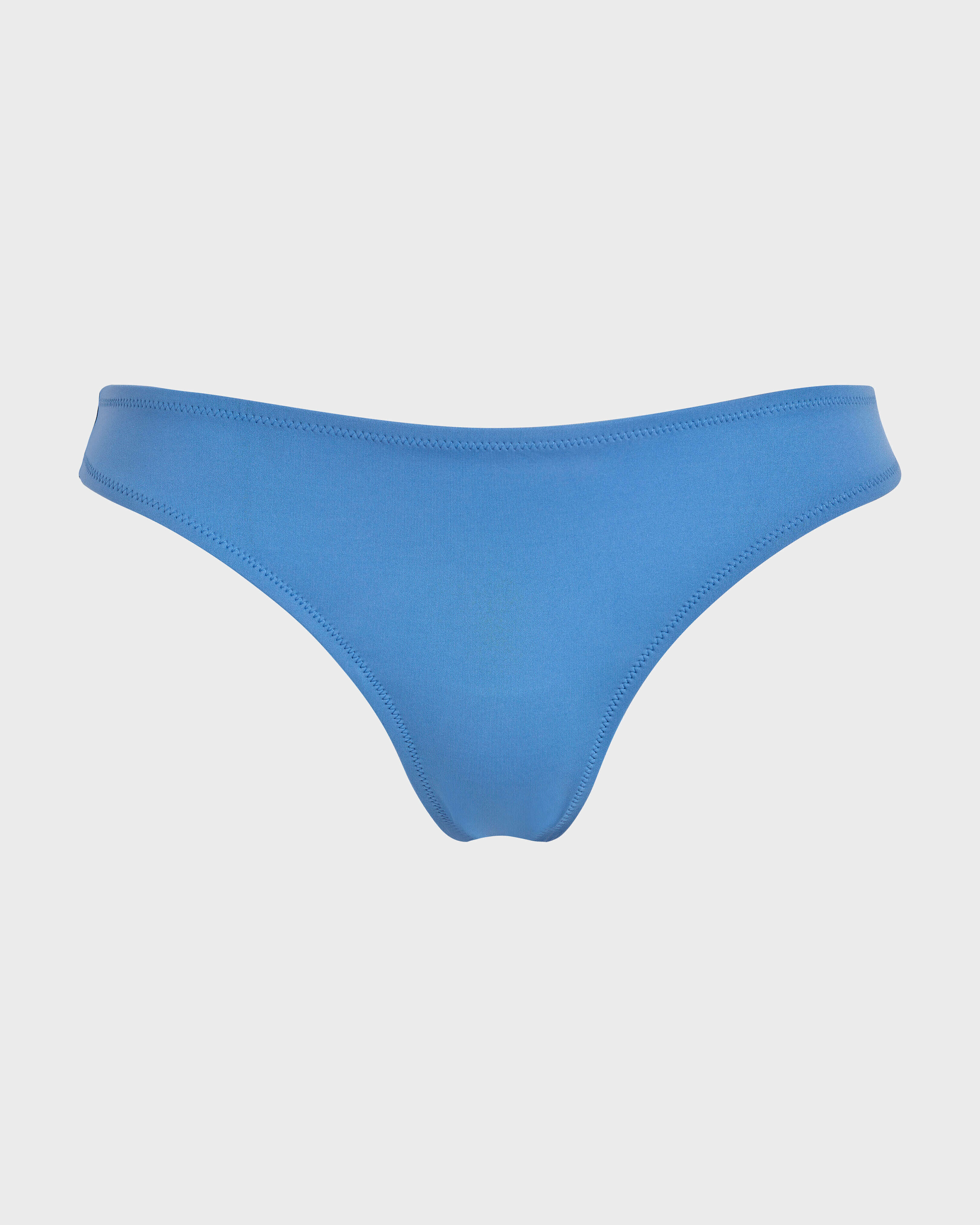Culotte bikini donna tinta unita BLU JEANs front view