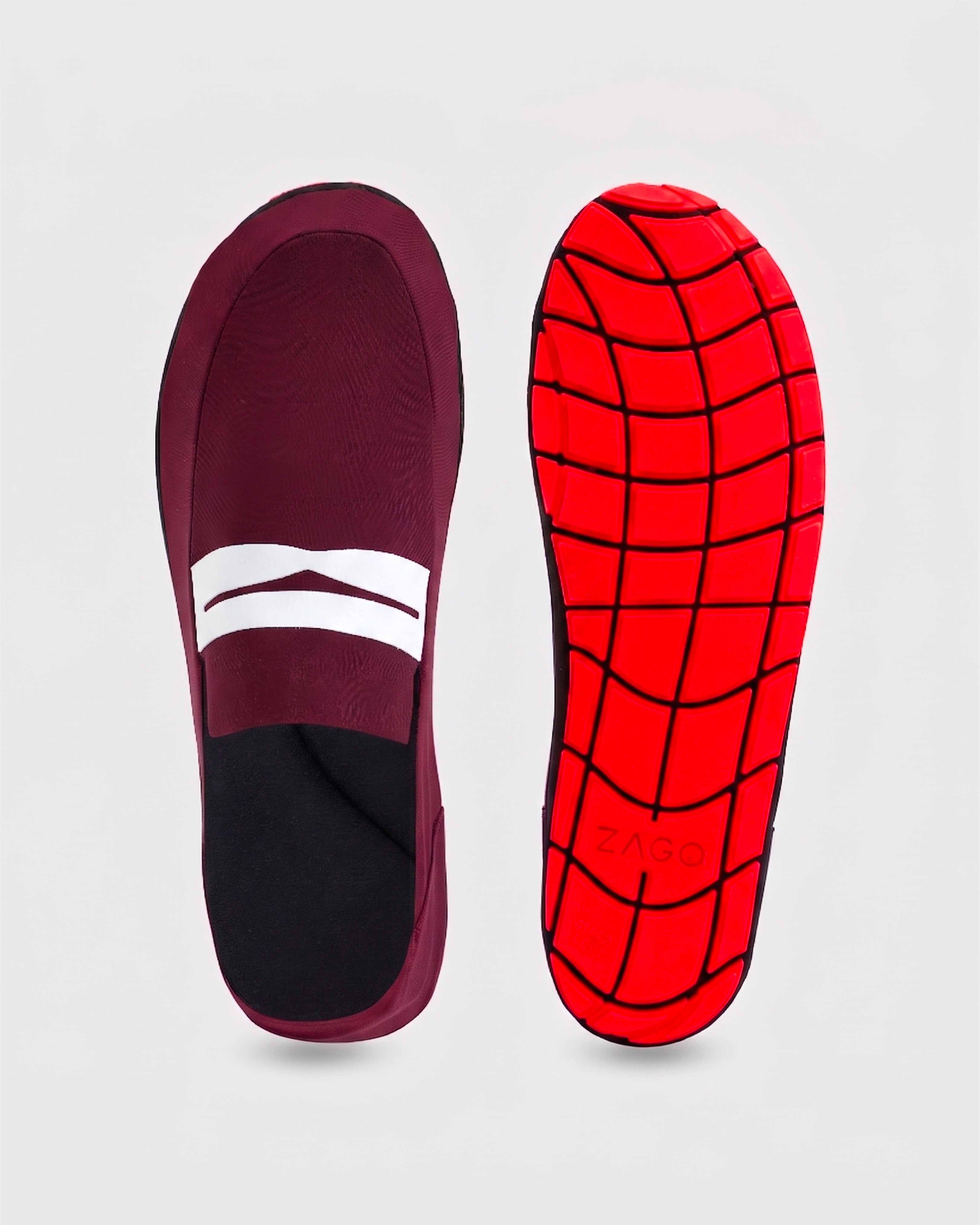 Hybrid-Loafer - Vilebrequin x ZAGO MERLOT front view