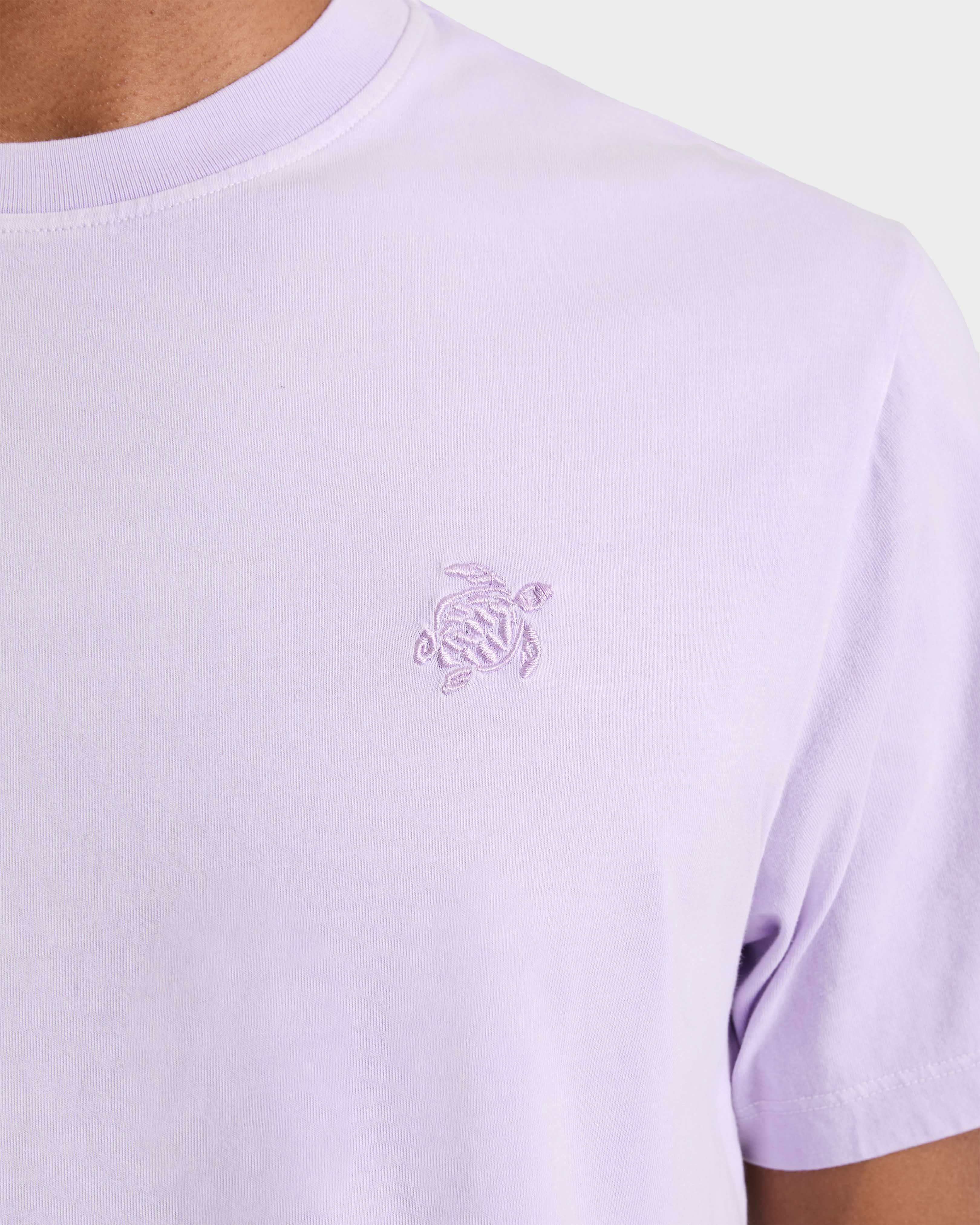 T-Shirt aus mineralgefärbter Baumwolle für Herren KUNZITE supp1 view