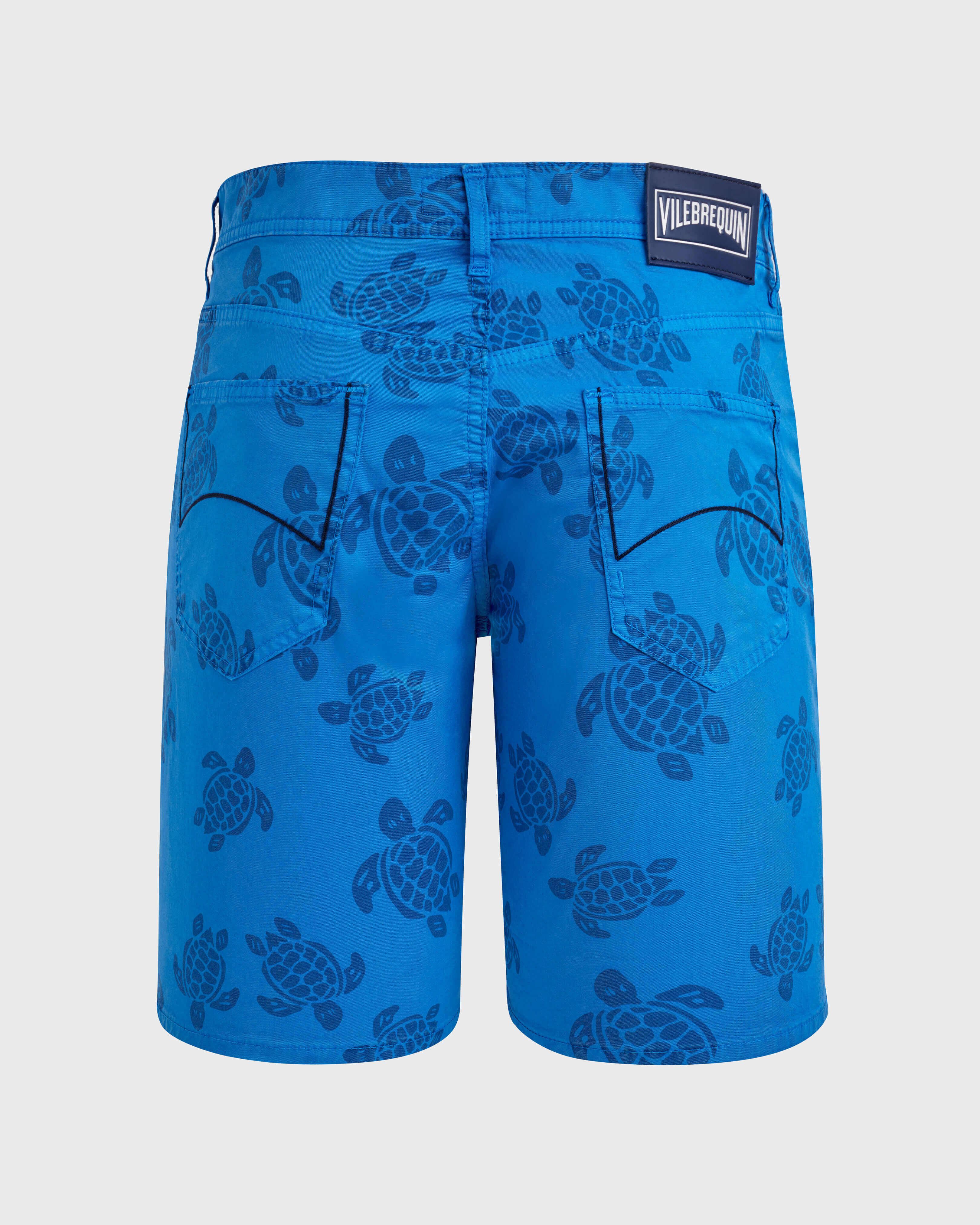 Men Bermuda Shorts Resin Print Ronde des Tortues EARTHENWARE back view