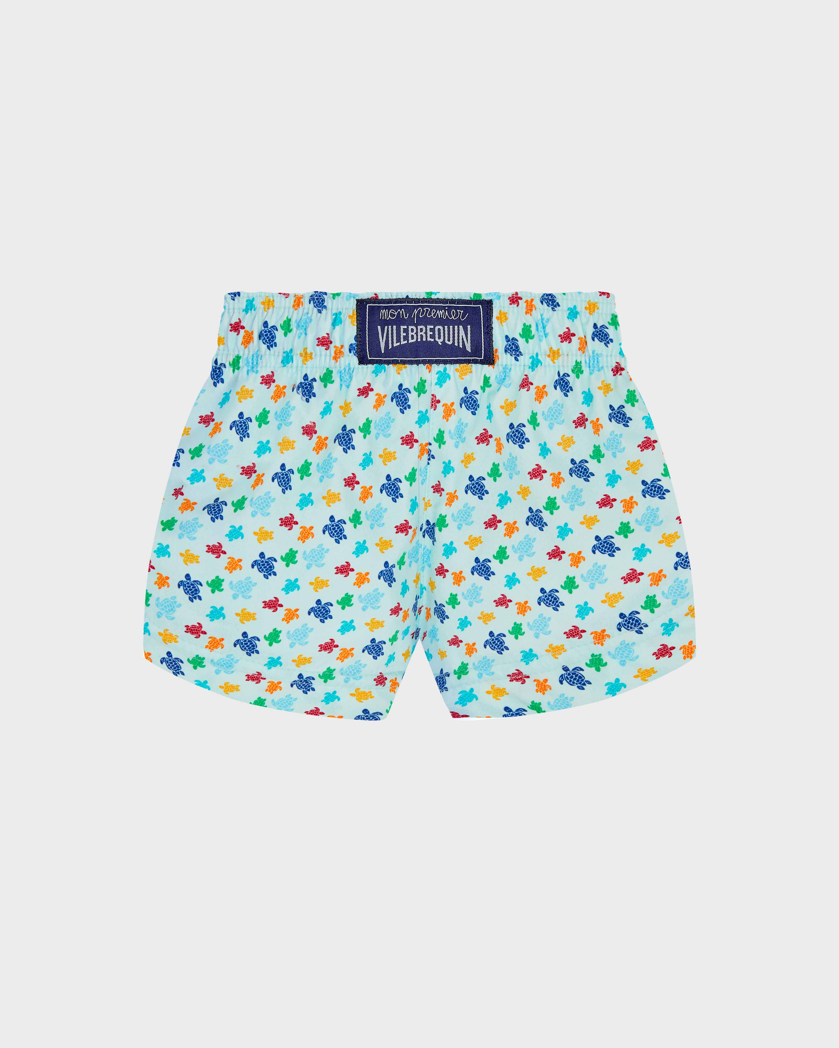 Pantaloncini mare neonato Micro Ronde Des Tortues Rainbow BLU PACIFICO back view
