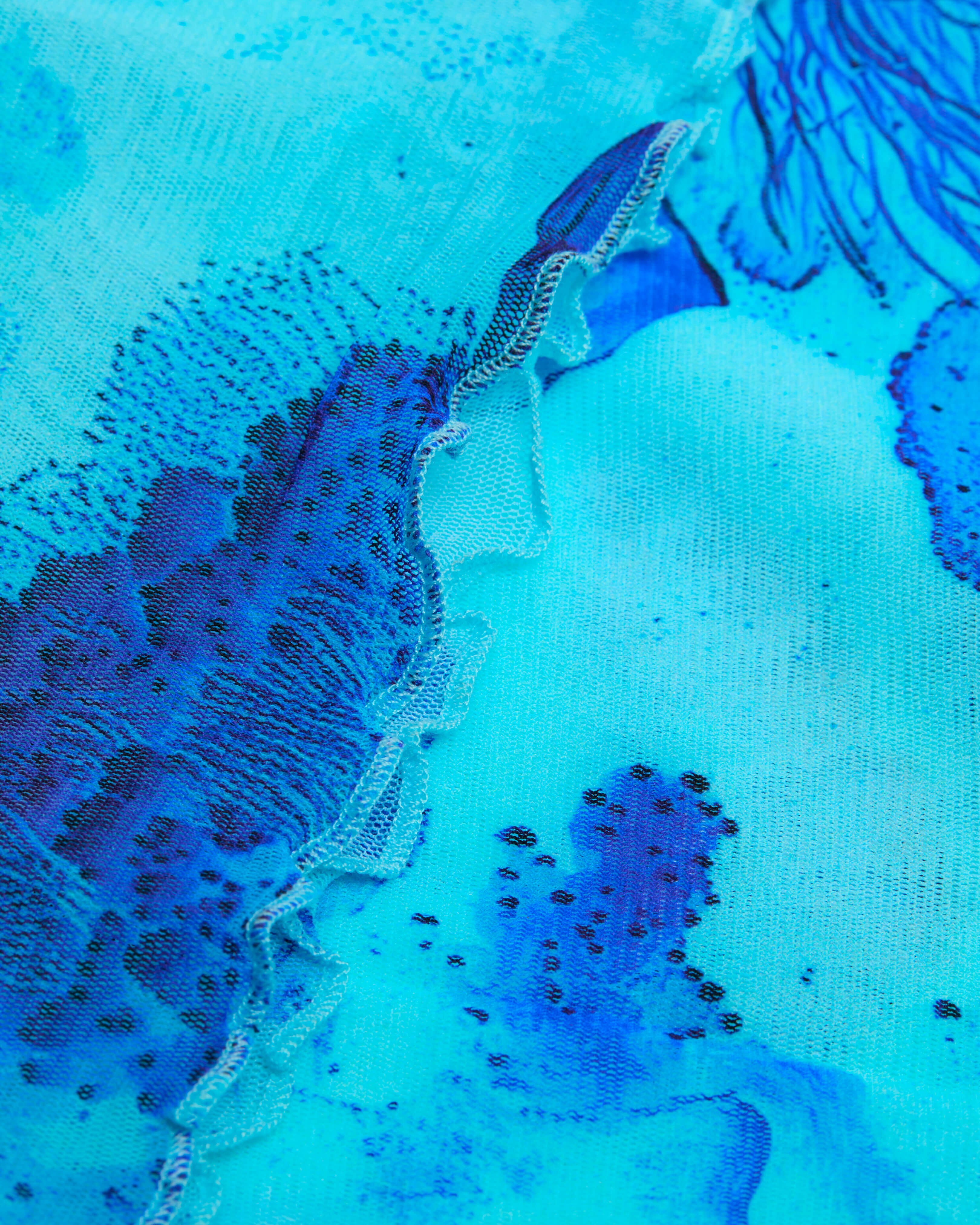 Vestito lungo donna in tulle Coral Reef OXYGENE supp4 view