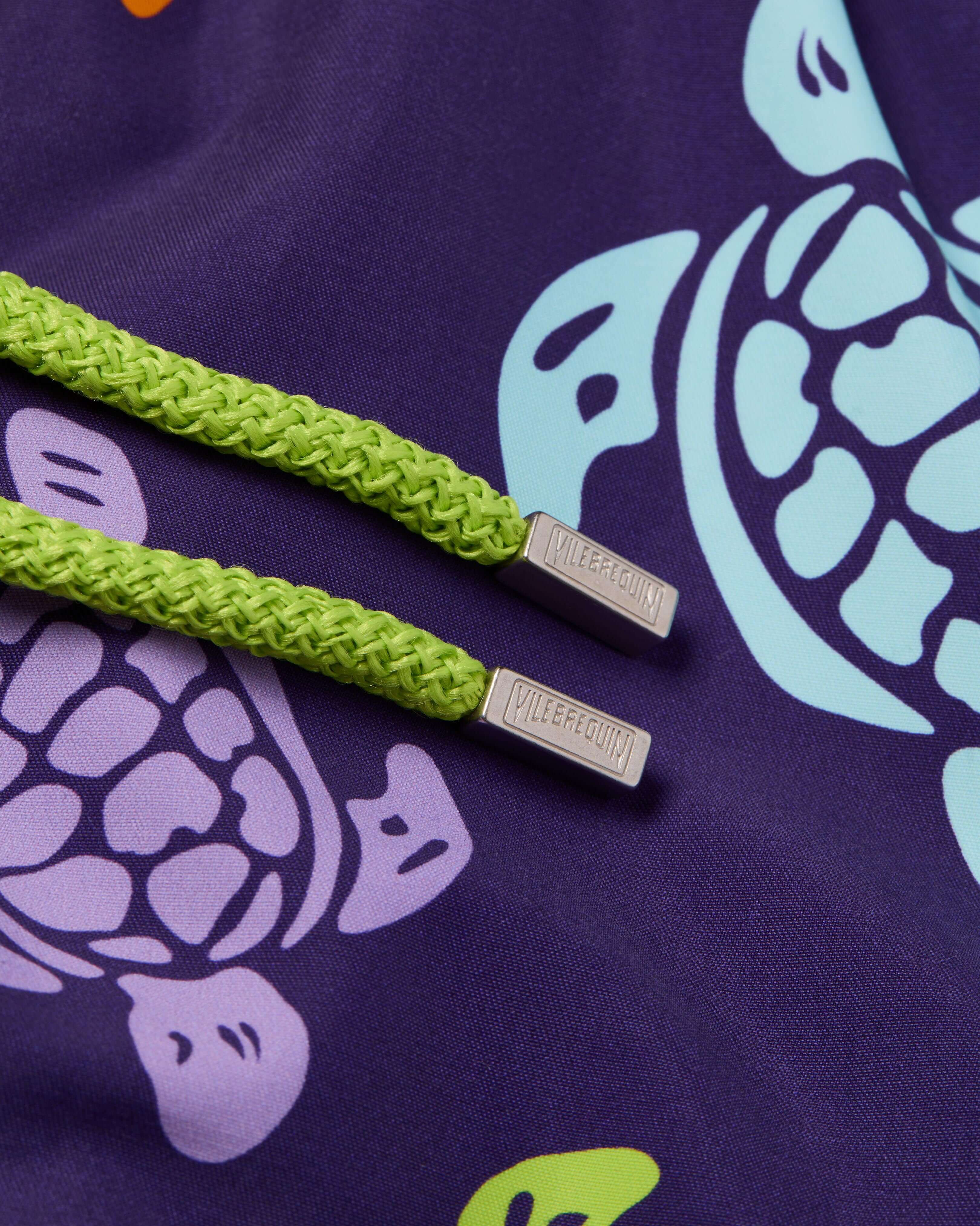 Maillot de bain homme Tortues Multicolores VIOLETTE supp1 view