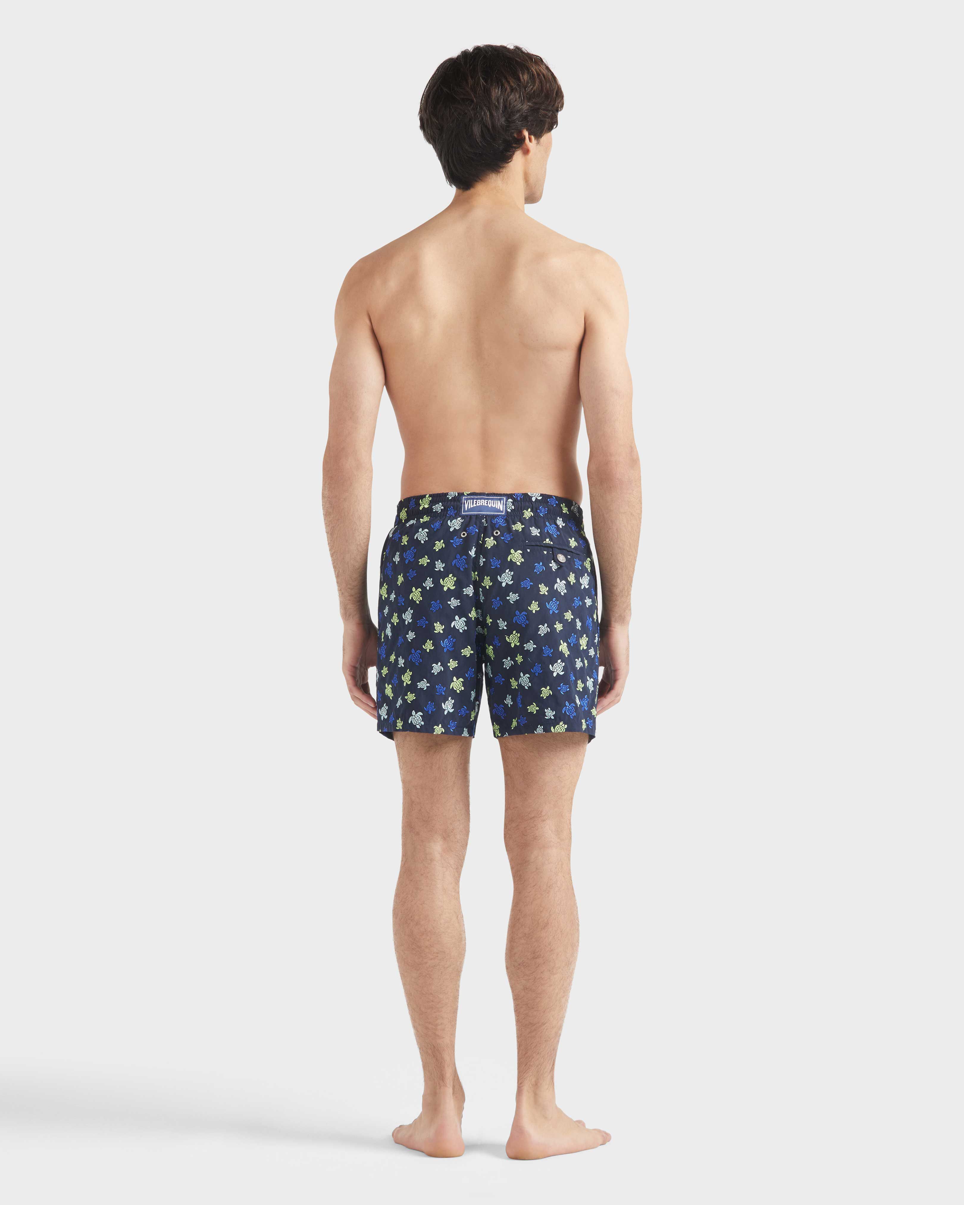 Bañador con bordado Ronde des Tortues para hombre - Edición limitada MARRAKECH backworn view