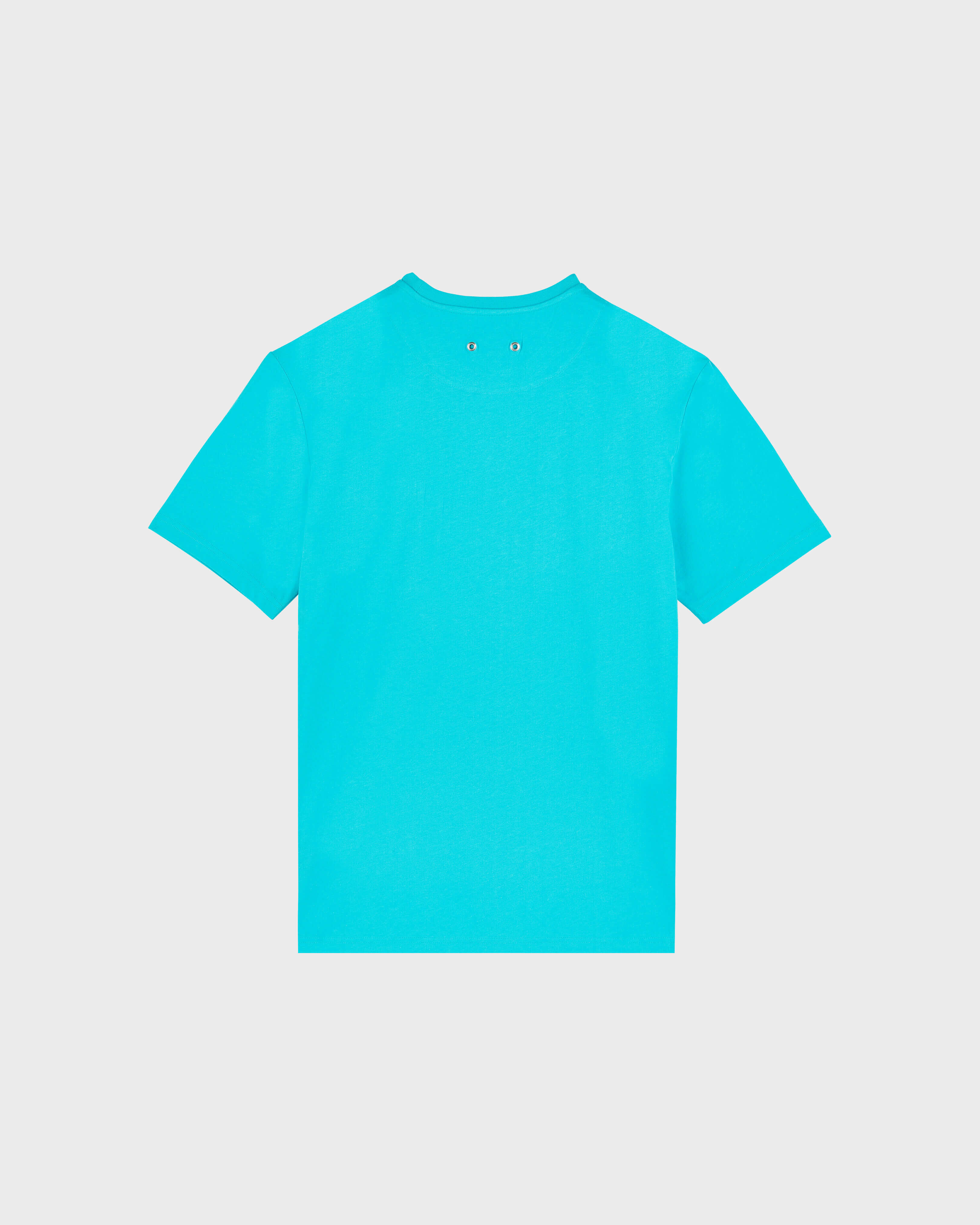 Men Organic Cotton T-Shirt Solid BORA BORA back view