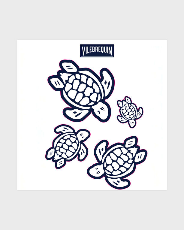 Vilebrequin - Sea Life Car Stickers - Vilebrequin X Fiat - Sti - Sticker - Blue - Size OSFA