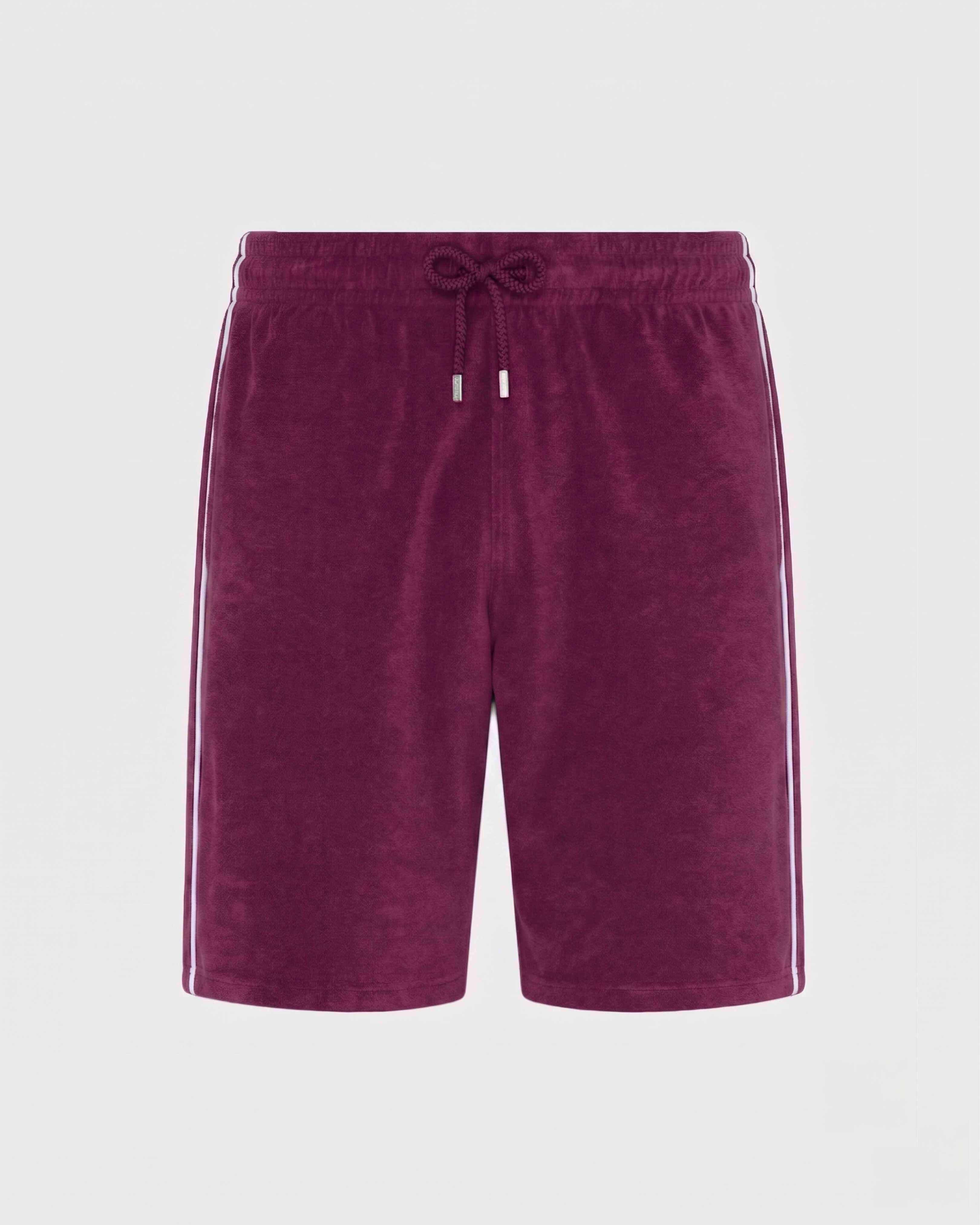 Bermuda de felpa lisa para hombre KERALA front view