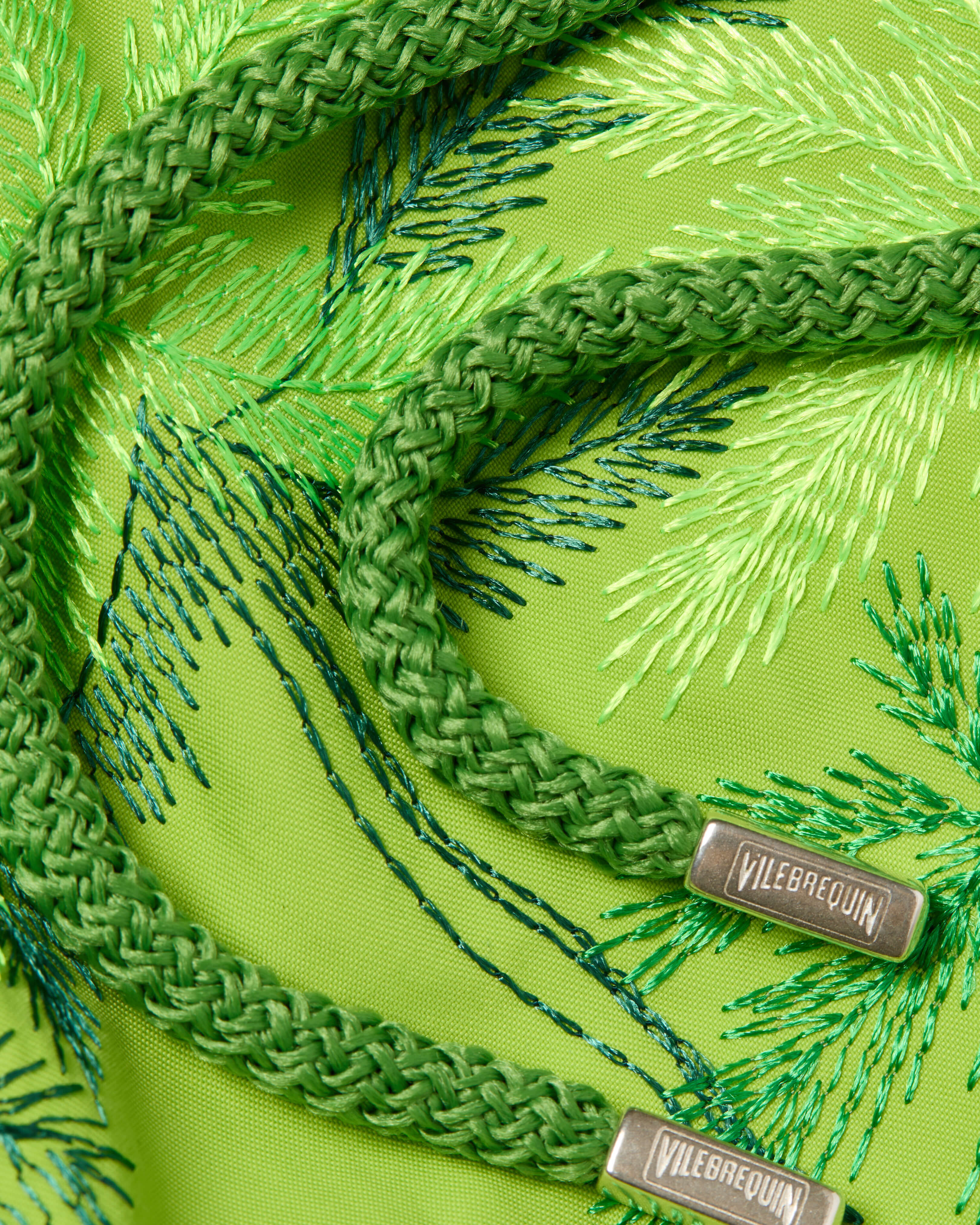 Bañador con bordado Palm Offset para hombre - Edición limitada LIME supp4 view