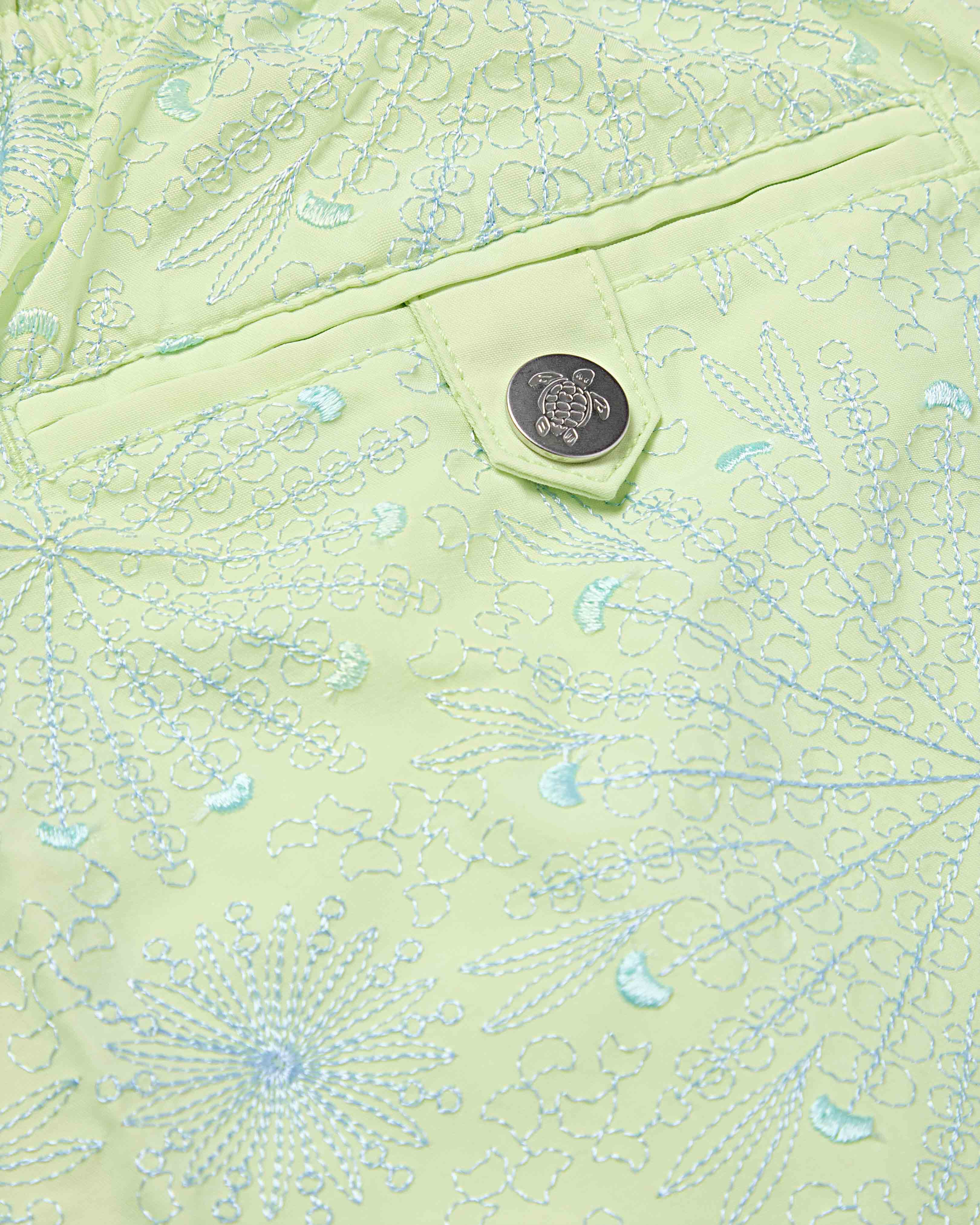 Men Embroidered Swim Shorts Mosaic Urchin - Limited Edition MACAROON supp1 view