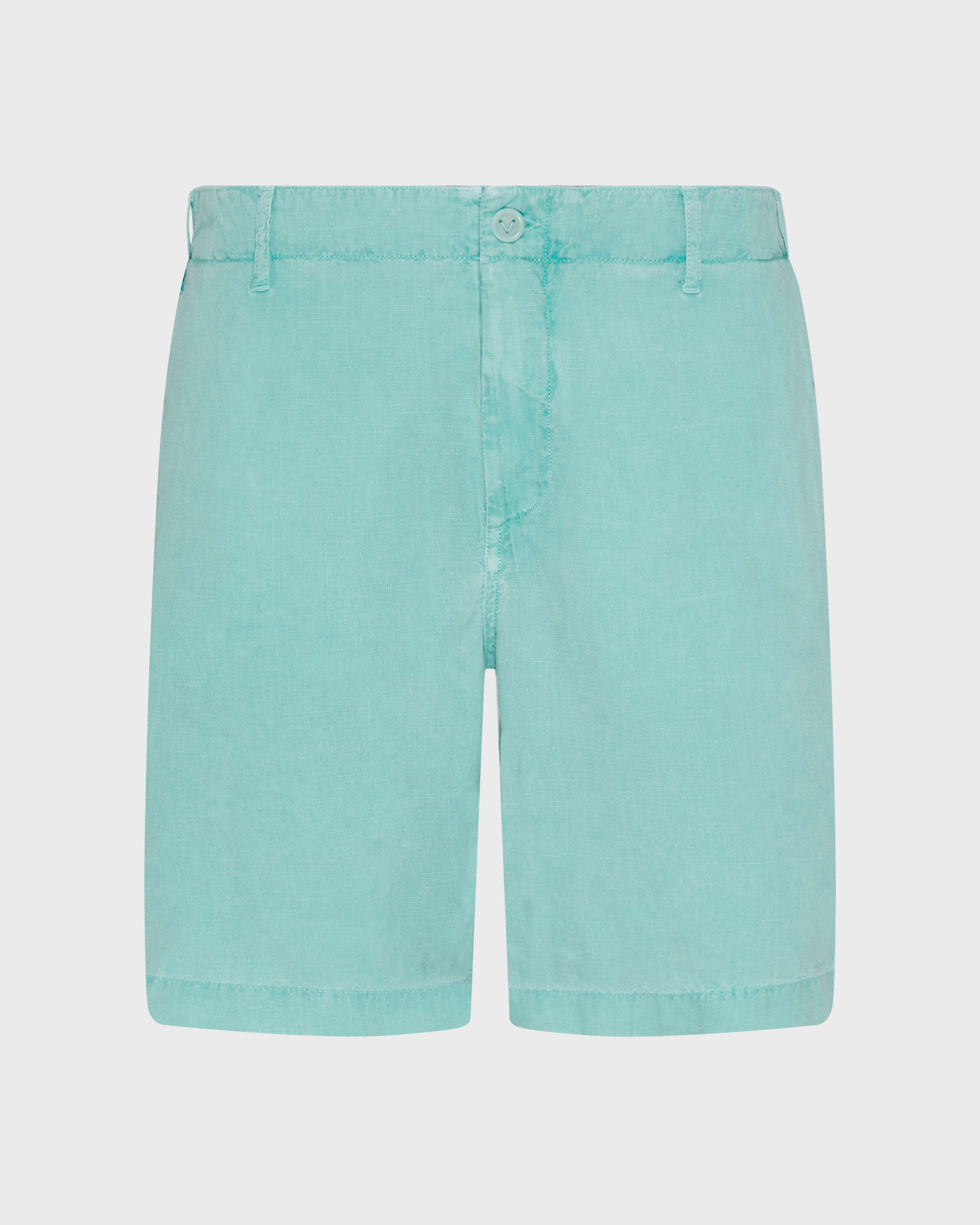 Bermudas de lino con tinte mineral para hombre AVENTURINE front view