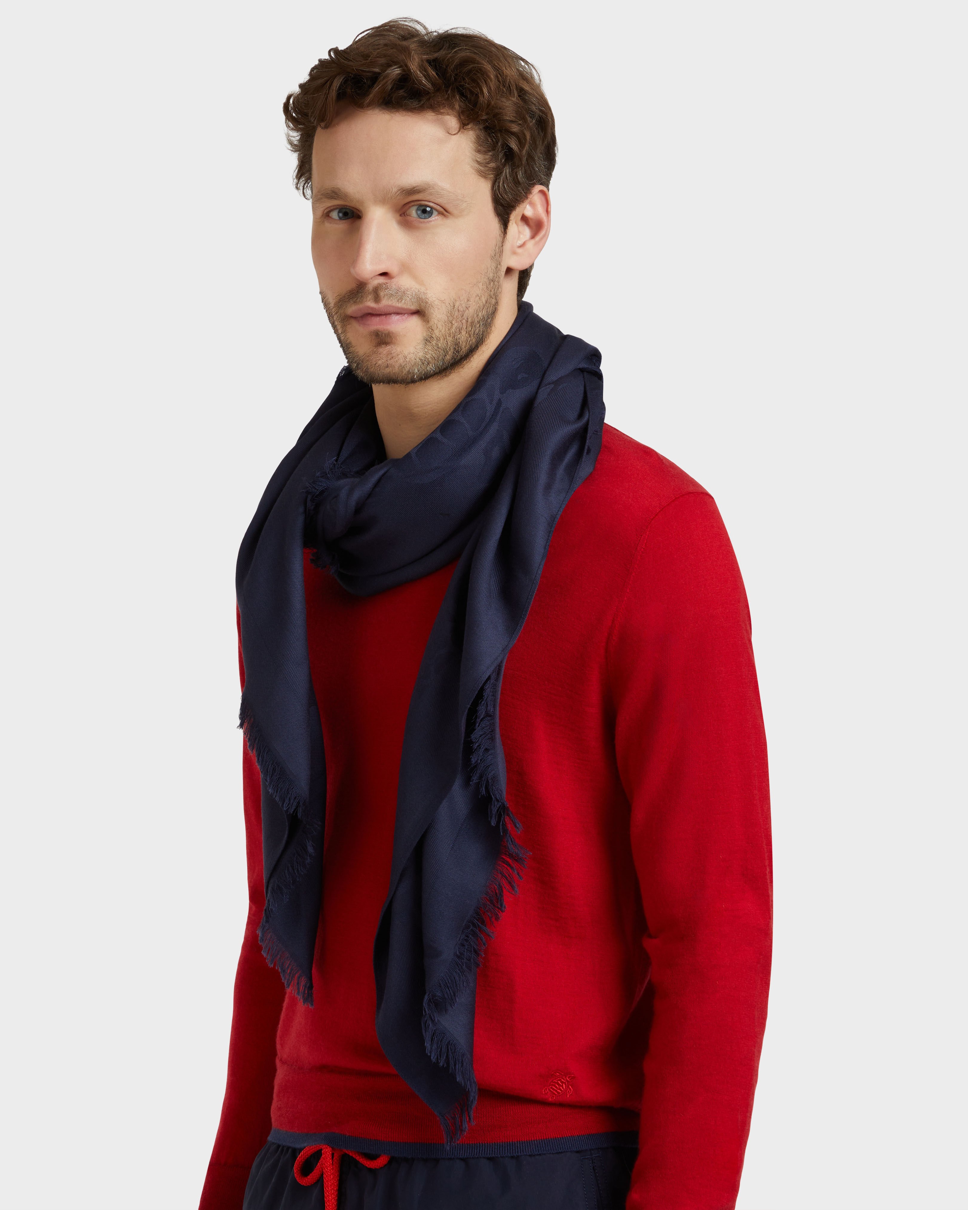 Ronde des Tortues Scarf NAVY supp3 view