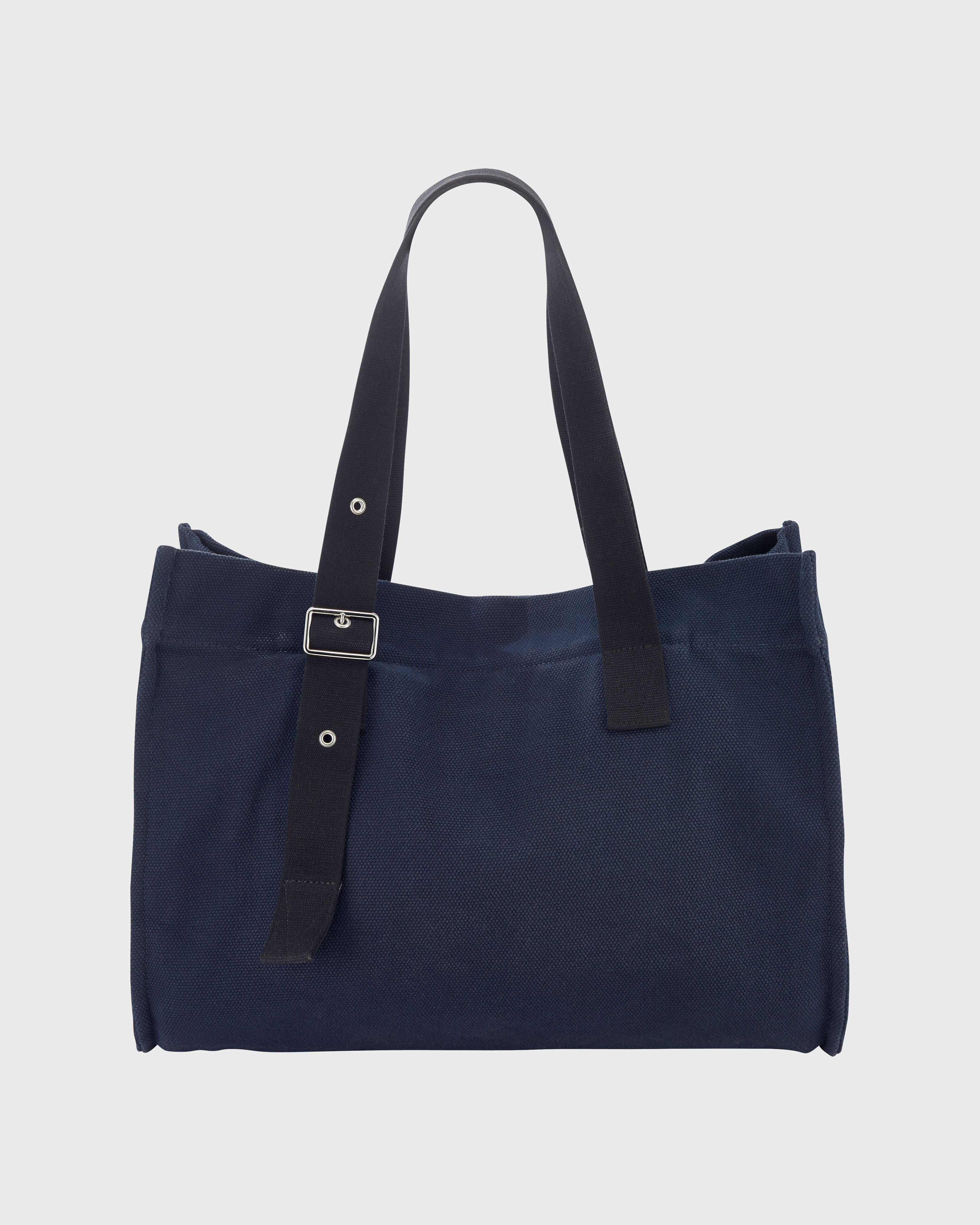 Beach Bag Solid NAVY back view