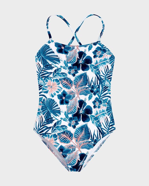 Vilebrequin - Girls One-piece Swimsuit Island Flowers - Swimwear - Gim - White - Size 2