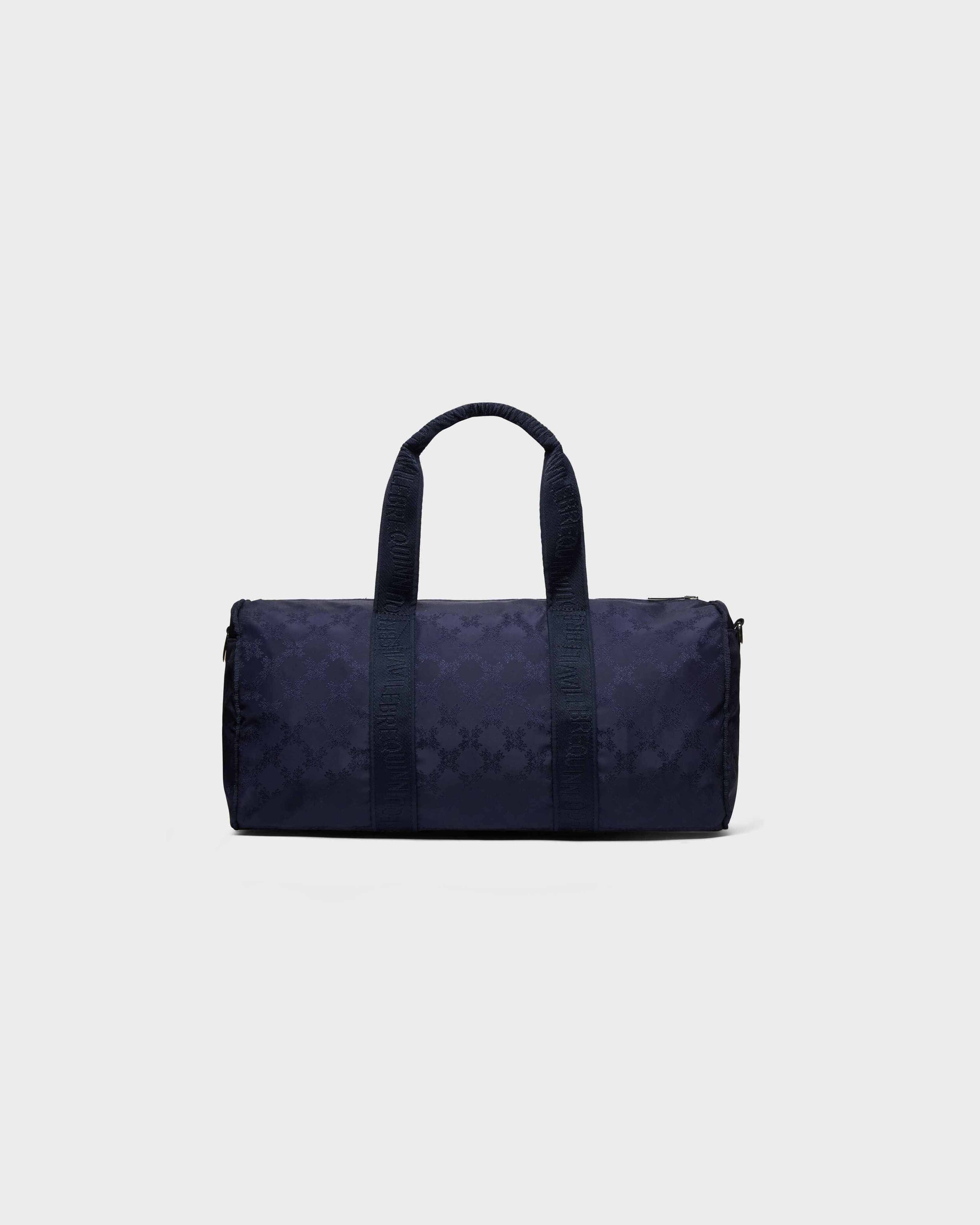 Sac de voyage 48h Turtle Monogram Jacquard BLEU MARINE back view