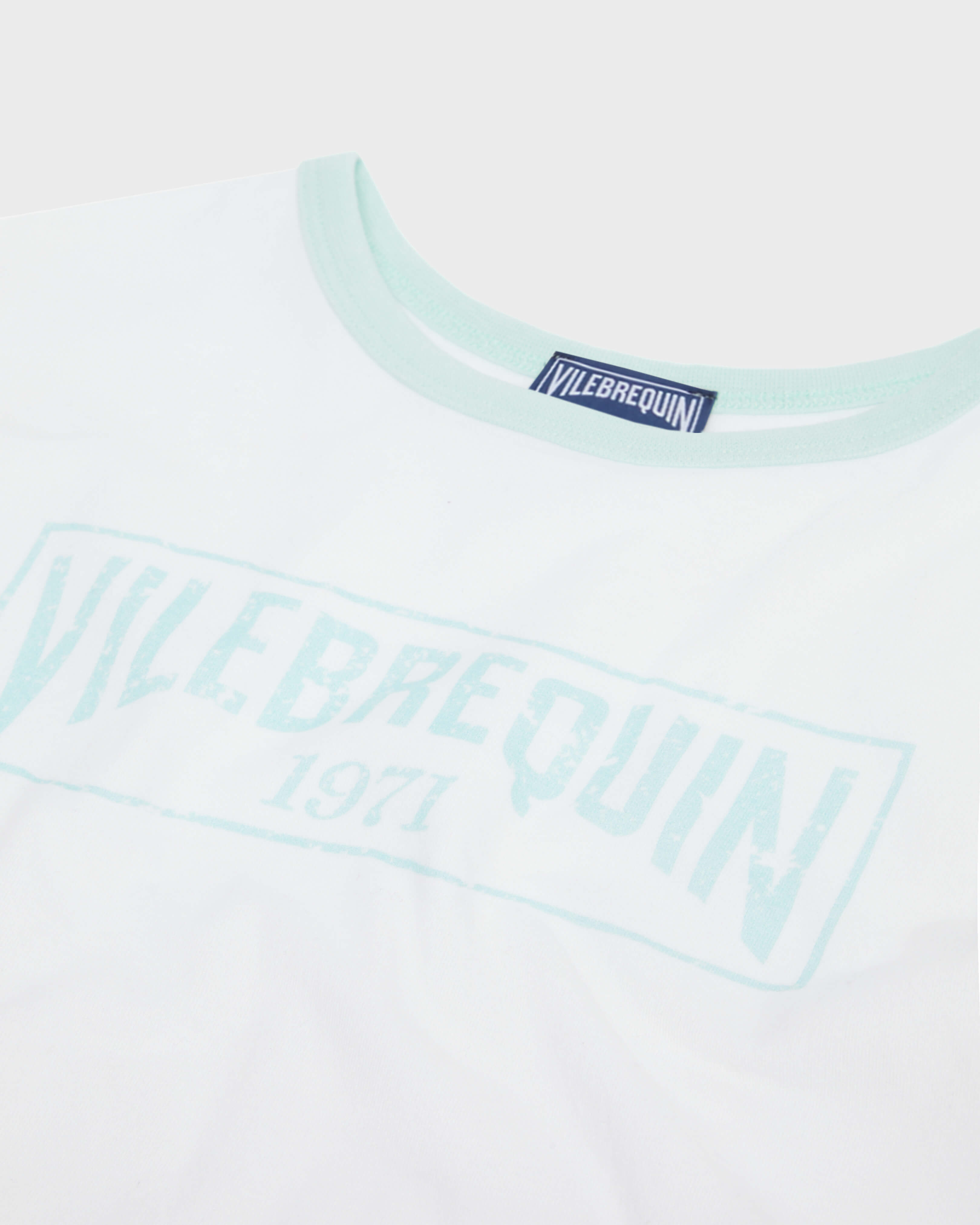 T-shirt bambino in cotone biologico Bicolor Logo BLUE NOTE look1 view