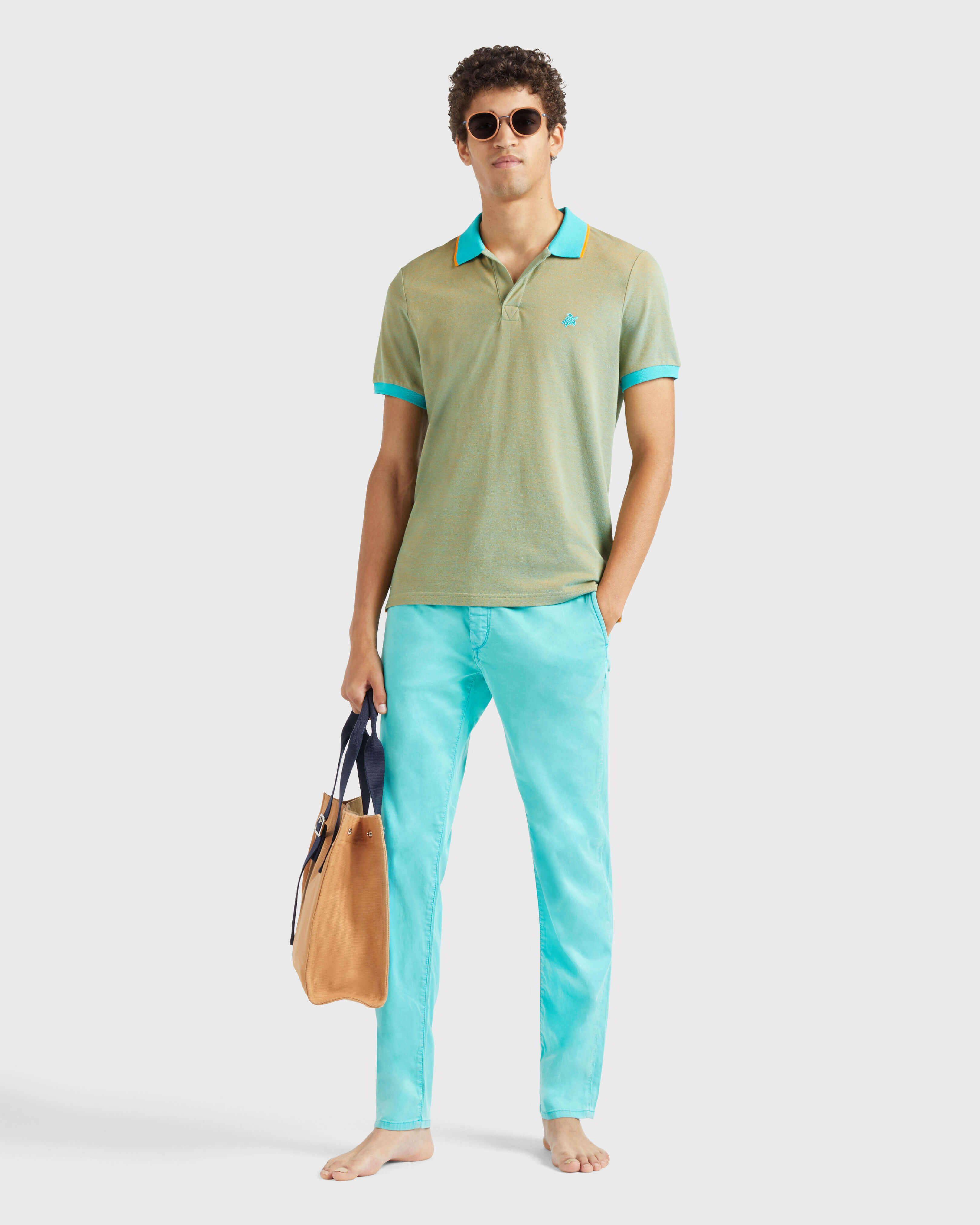 Men Organic Cotton Colour Changing Polo Shirt VITAMIN supp1 view