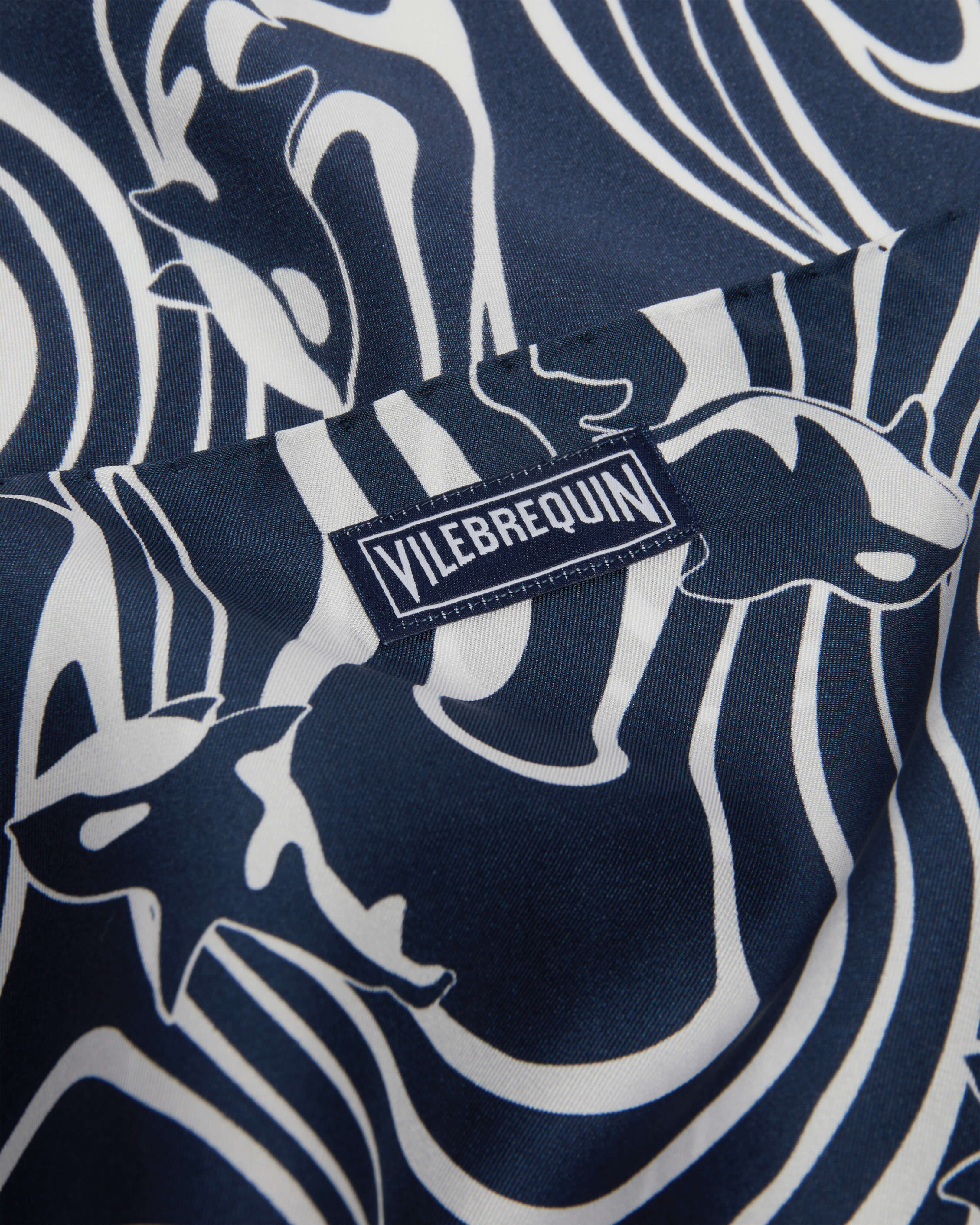 Foulard unisex Orcas BLU MARINE back view