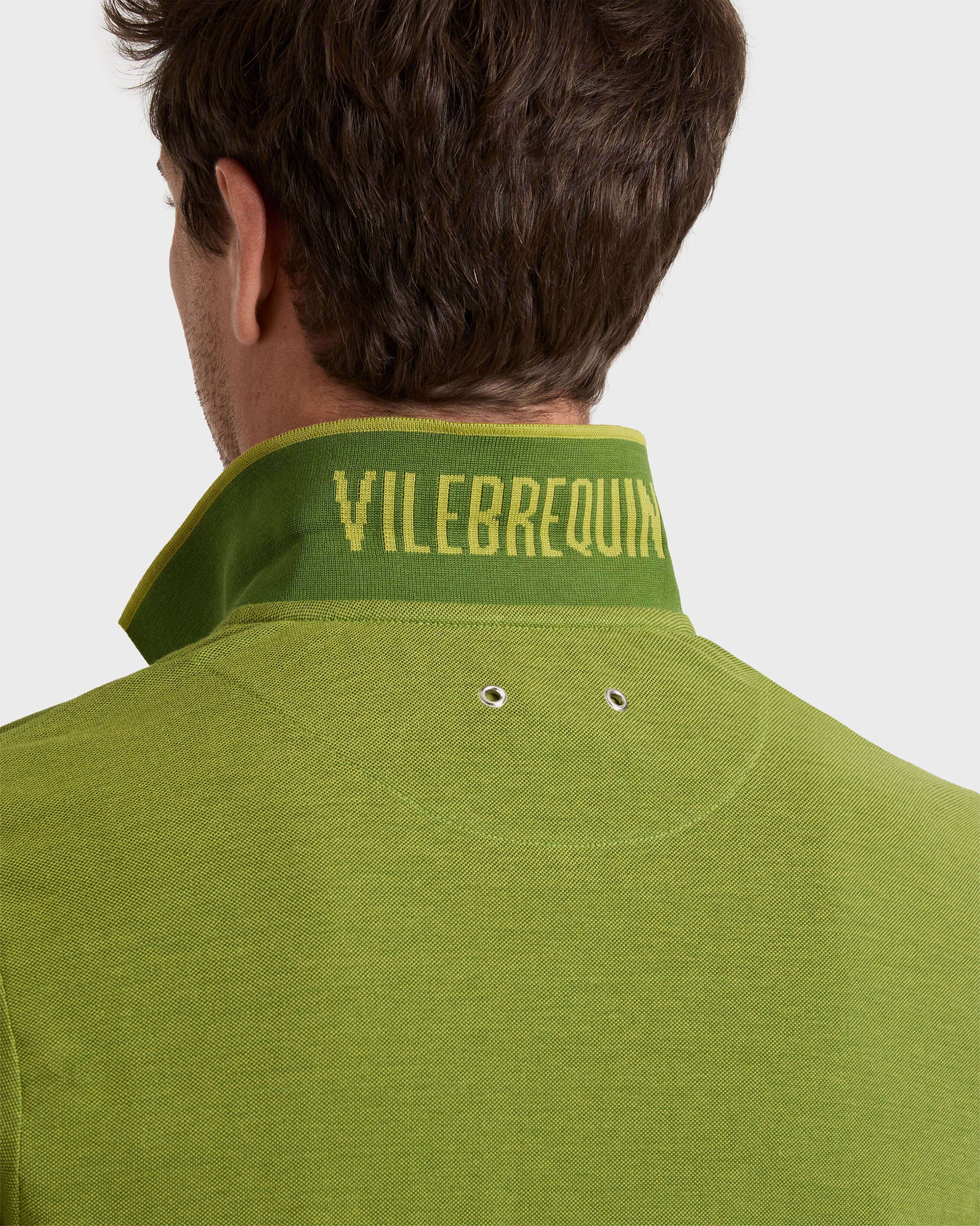 Polo de algodón de color liso para hombre MILITAIRE supp2 view