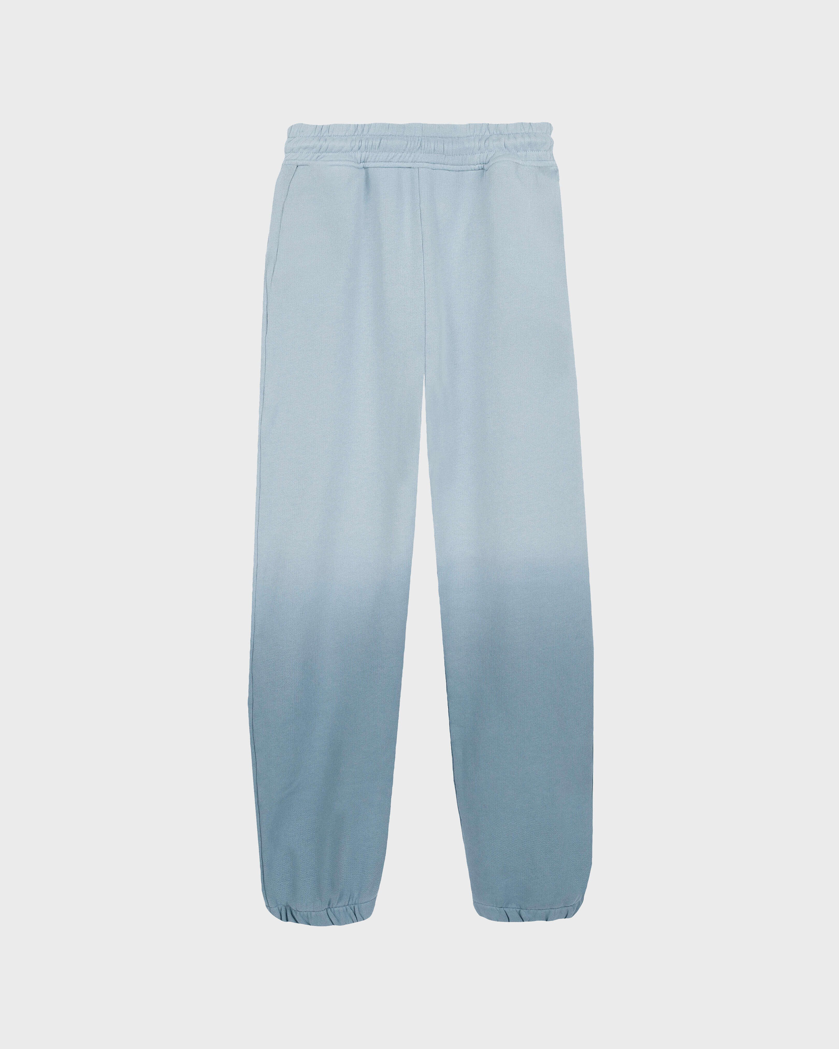 Boys Cotton Jogger Pants Tie and Dye BLUE TOPAZ back view