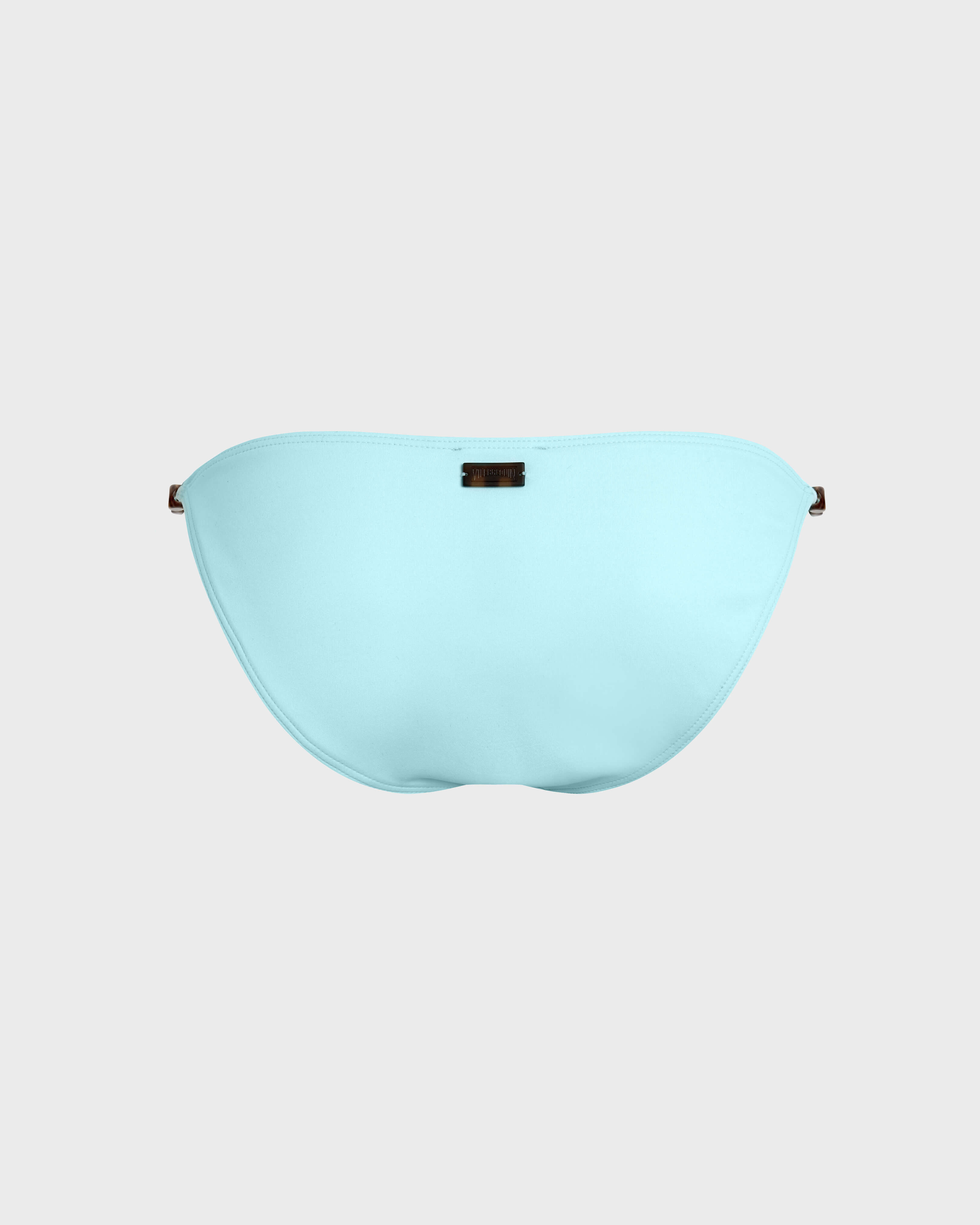 Women Mini Brief Bikini Bottom Pearl Detail Solid OXYGENE back view