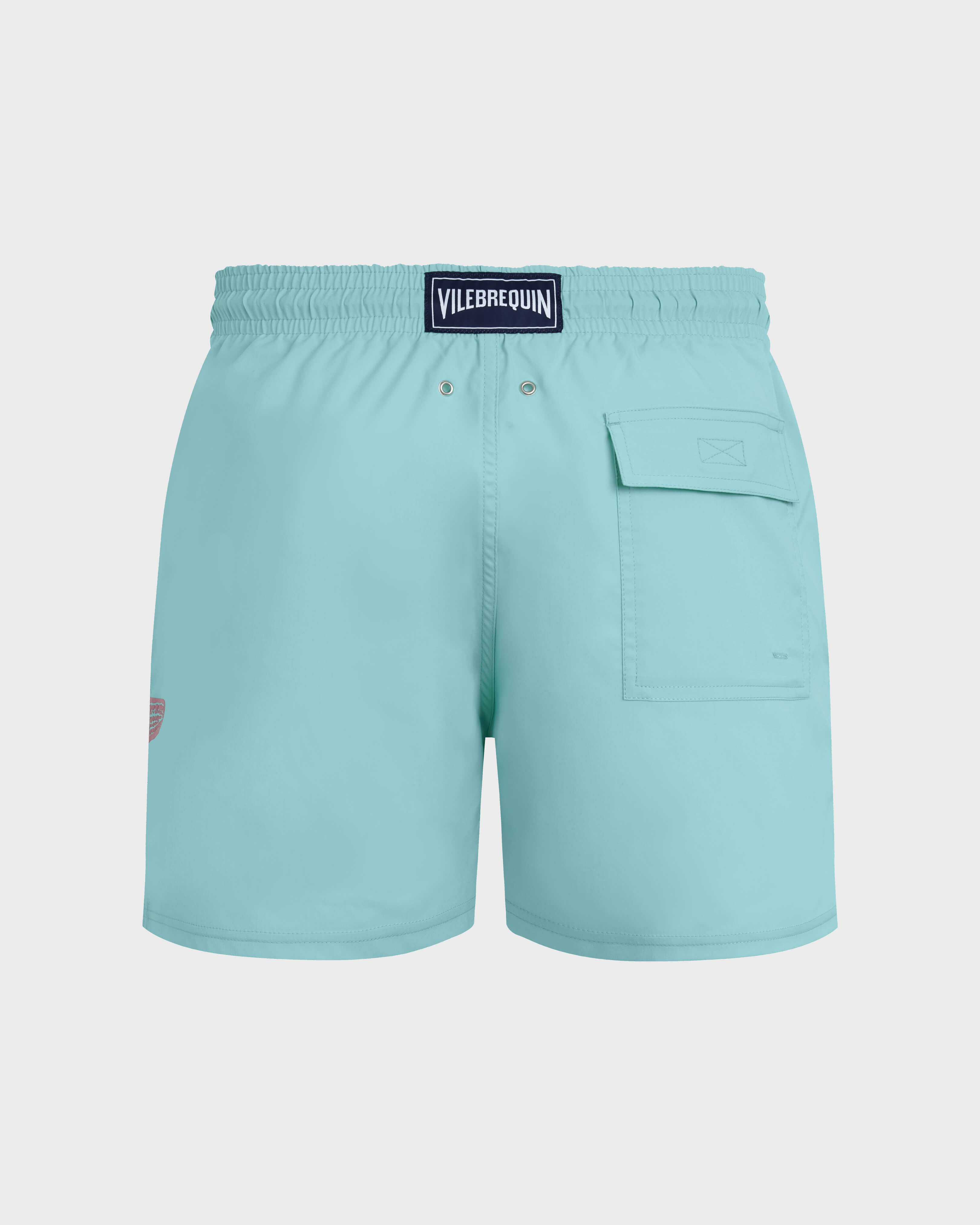 Men Stretch Short Swim Shorts Placed Starlette CARIBBEAN back view