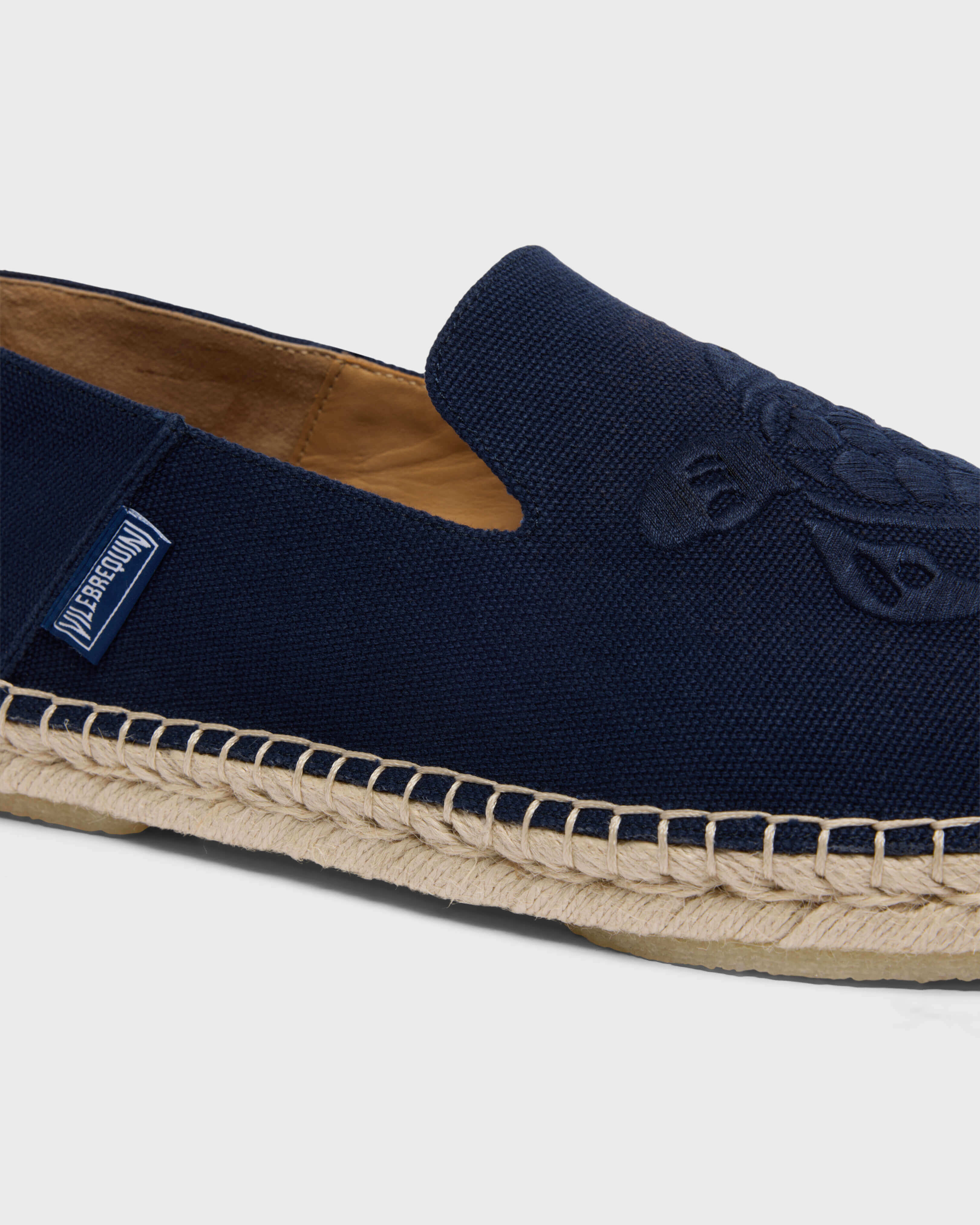 Men Canvas Boat Shoes Solid NAVY supp4 view