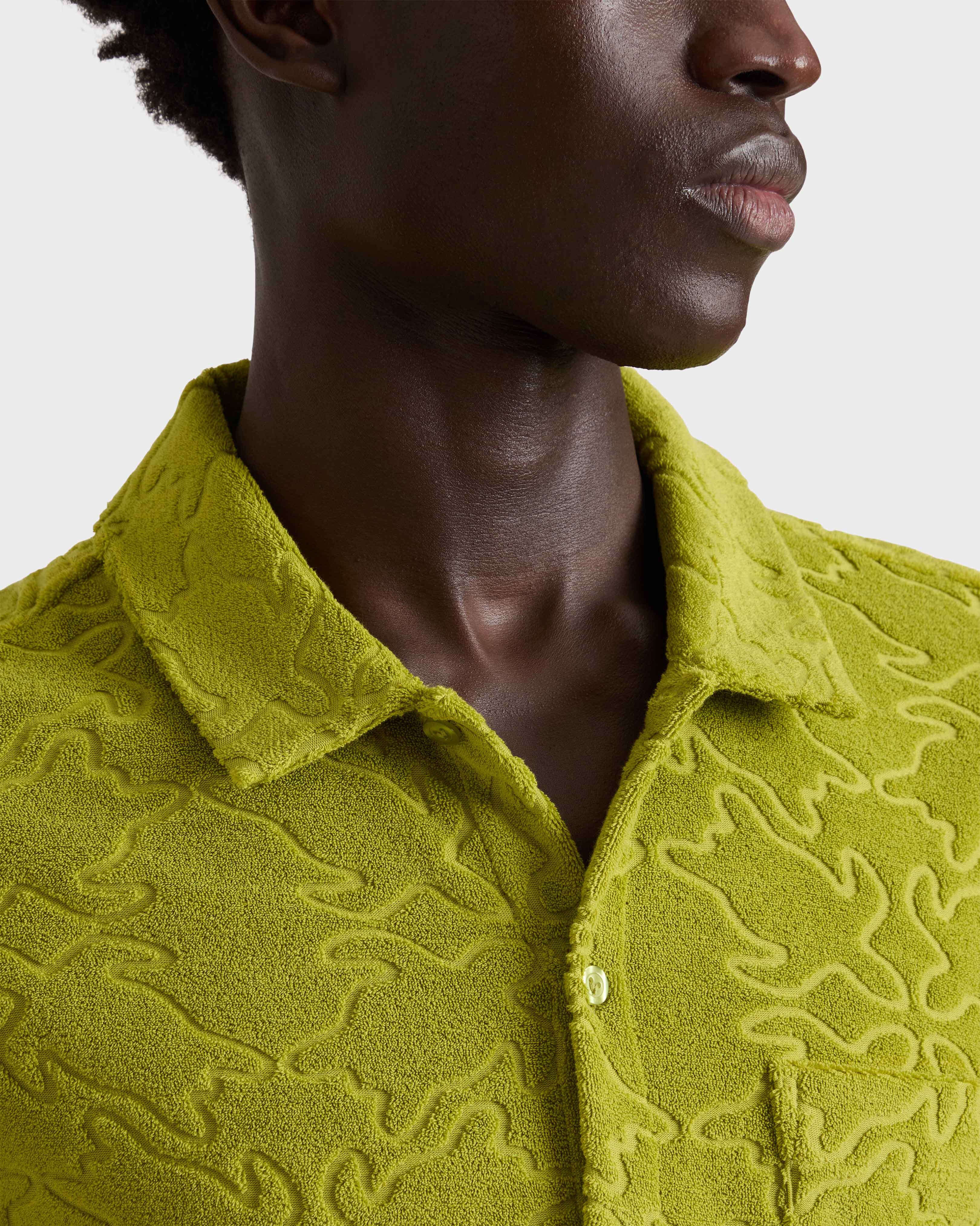 Men Terry Bowling Shirt Turtles Net Jacquard WORMWOOD supp1 view