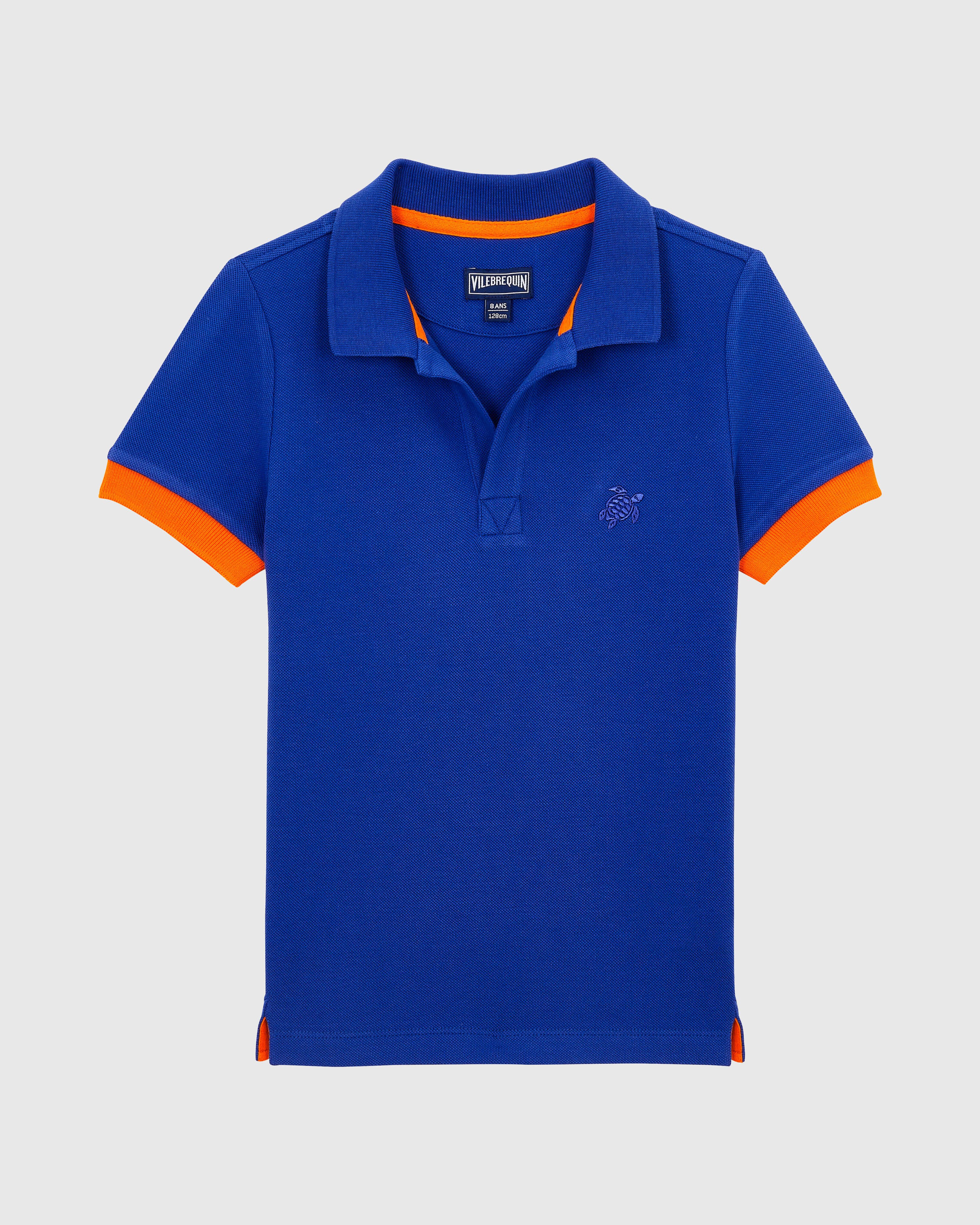 Boys Organic Cotton Polo Solid MARRAKECH front view