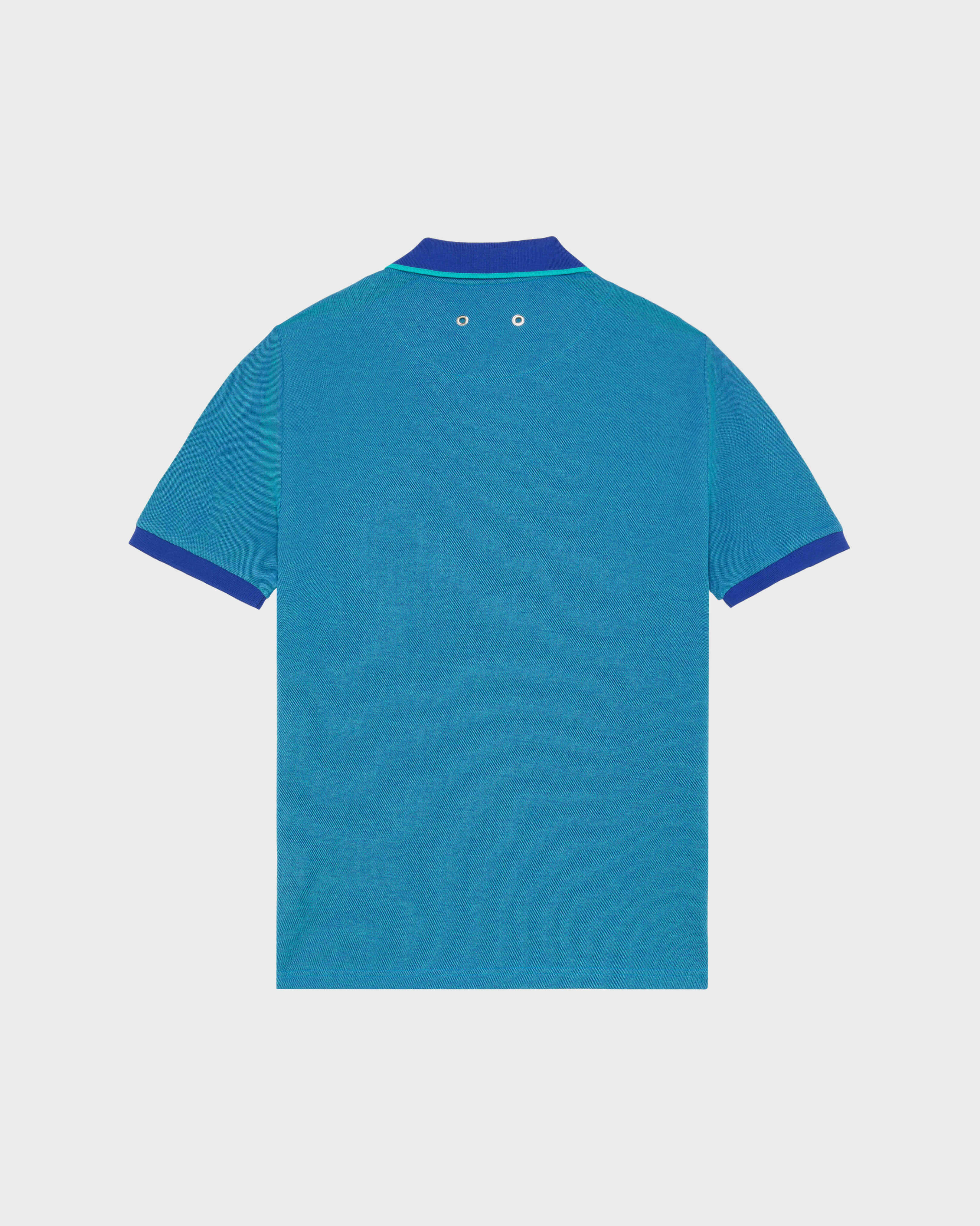 Men Cotton Polo Shirt Solid MARRAKECH back view