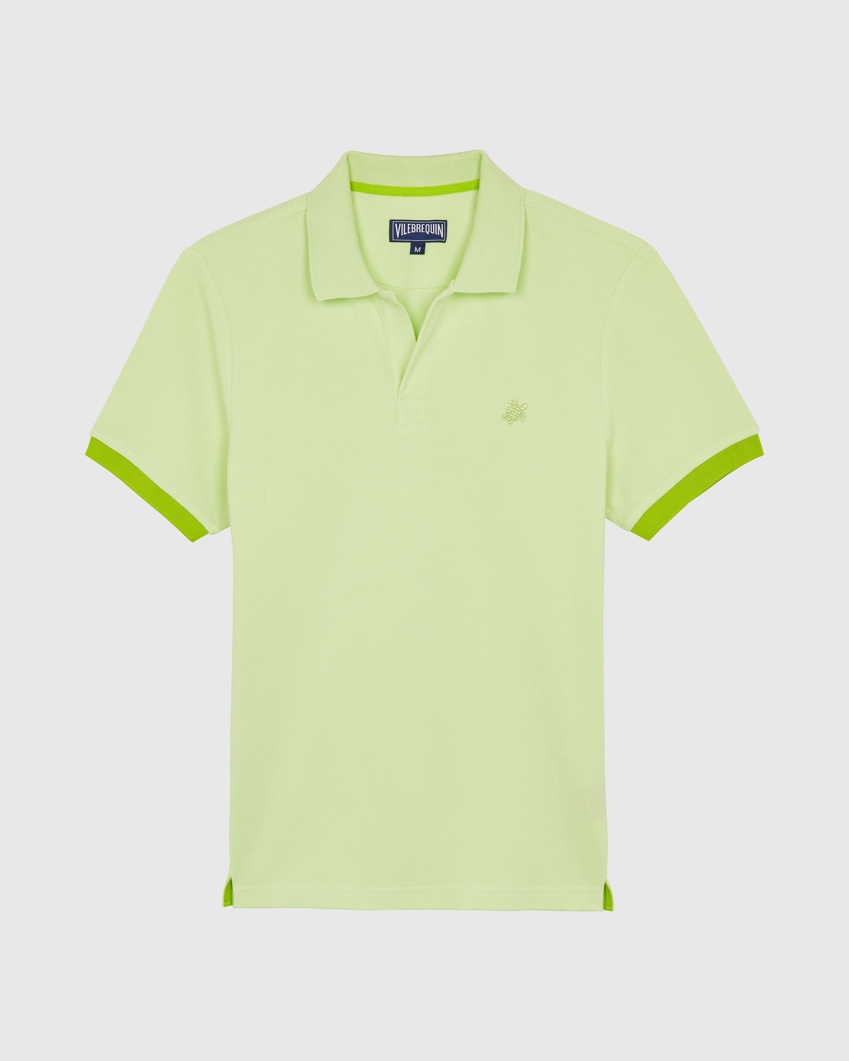 Solid Polohemd aus Baumwolle für Herren MACAROON front view