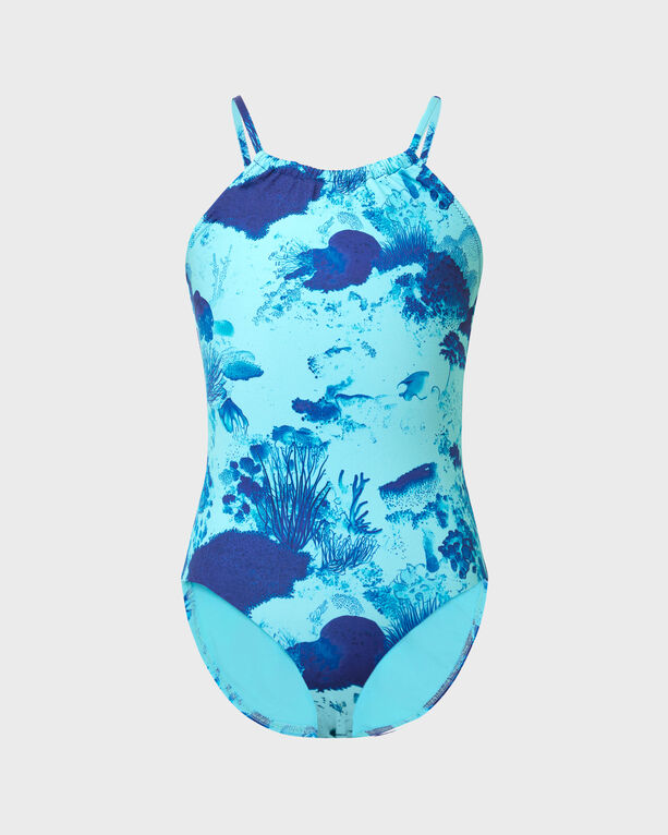 Vilebrequin - Girls One-piece Swimsuit Coral Reef - Swimwear - Gazette - Blue - Size 14