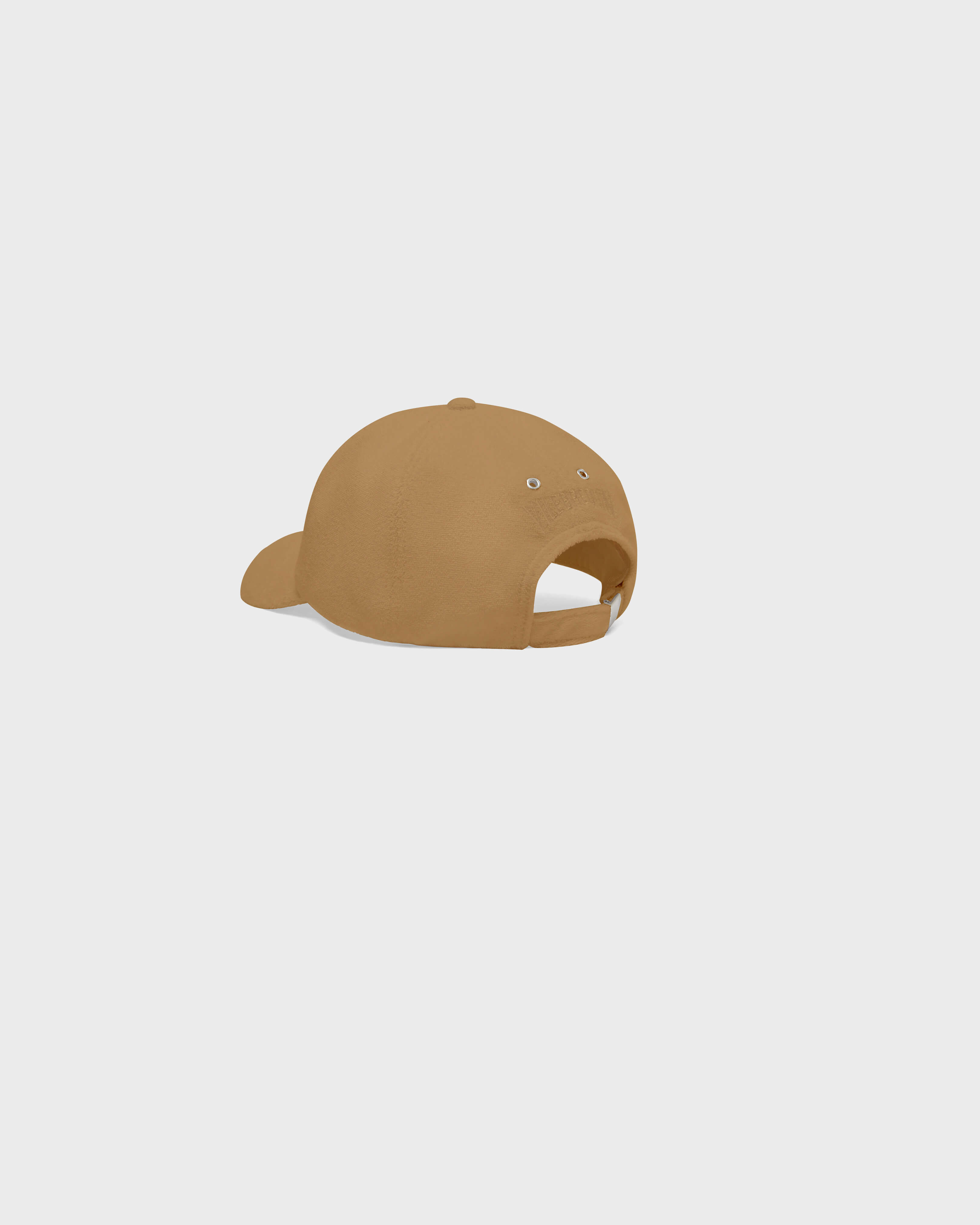 Men Terry Cap Solid MOCHA back view