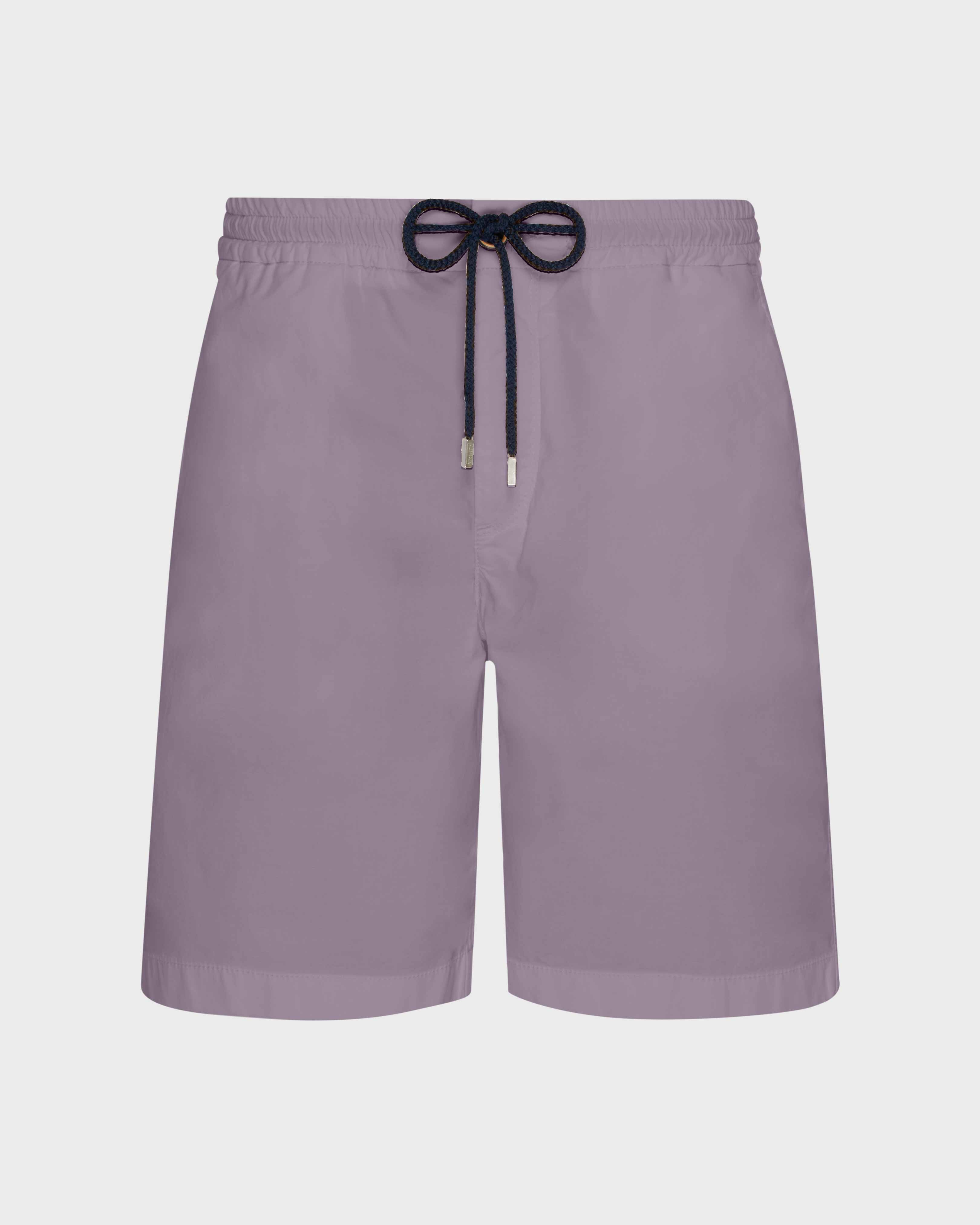 Bermudas de algodón satinado con cintura elástica para hombre OURAGAN front view