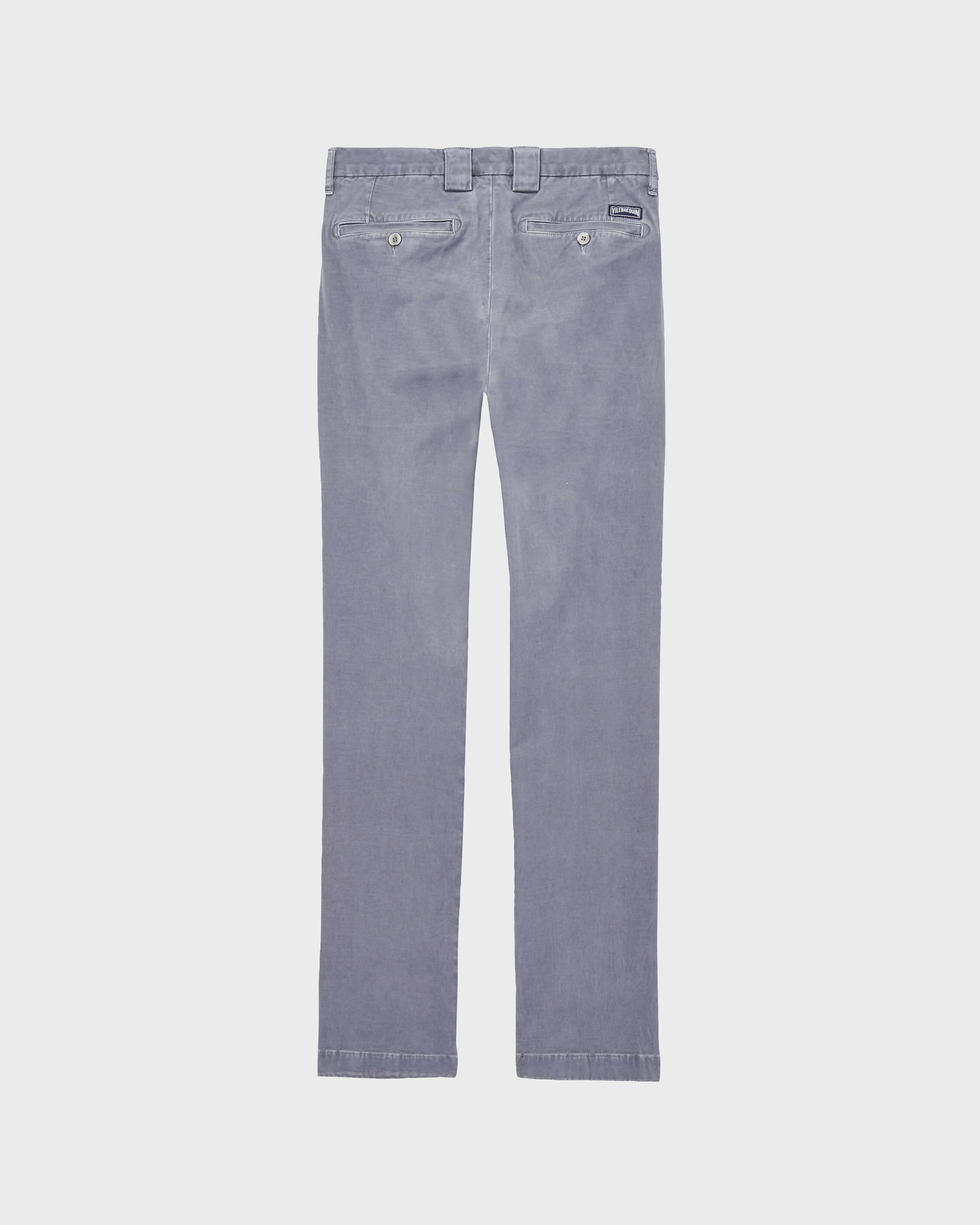 Pantalon Chino homme Léger GRIS back view