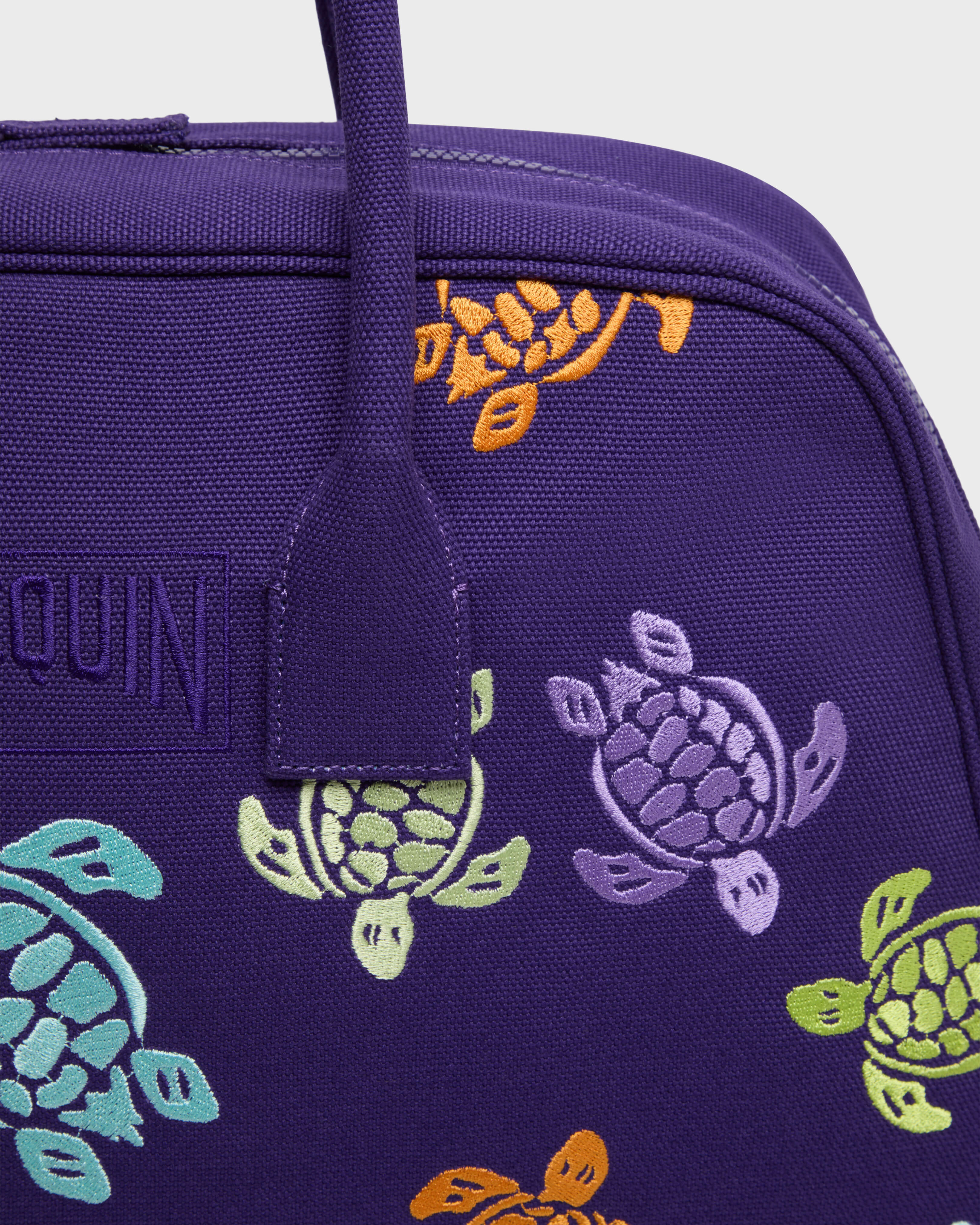 Bowling Canvas Bag Multicolor Turtles Dance VIOLETTE look2 view